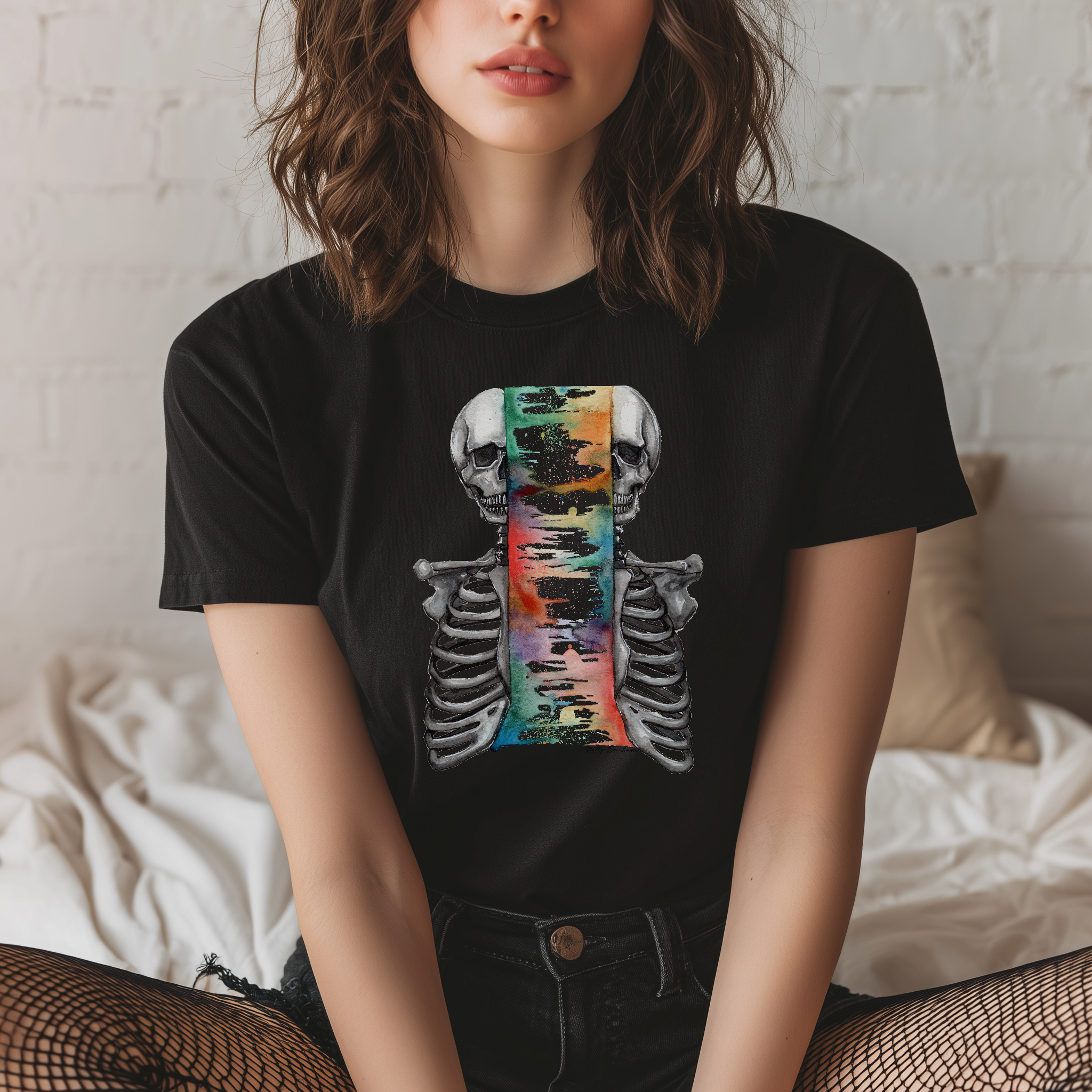 Life Within Death Skeleton T-Shirt