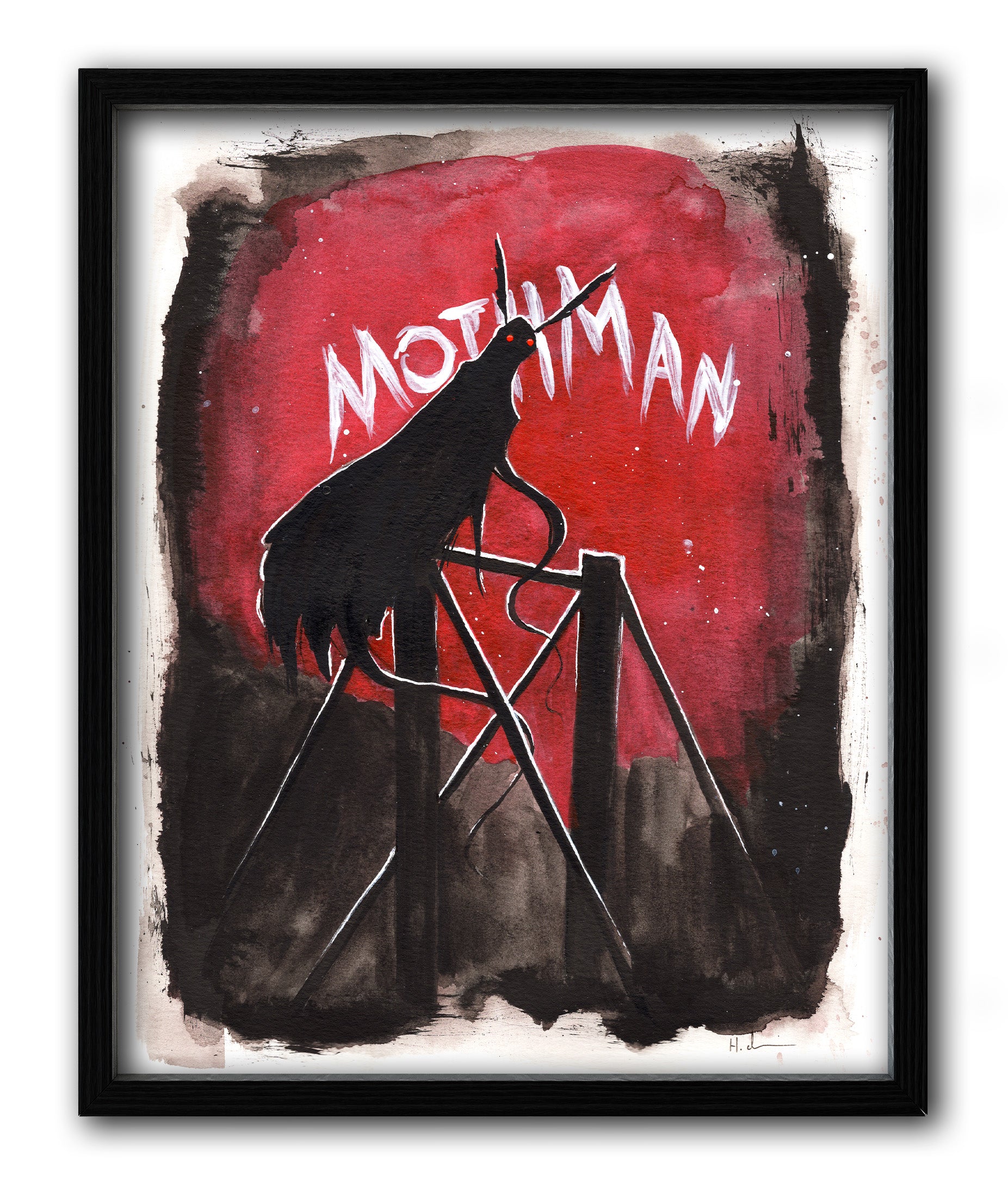 Mothman Red Print
