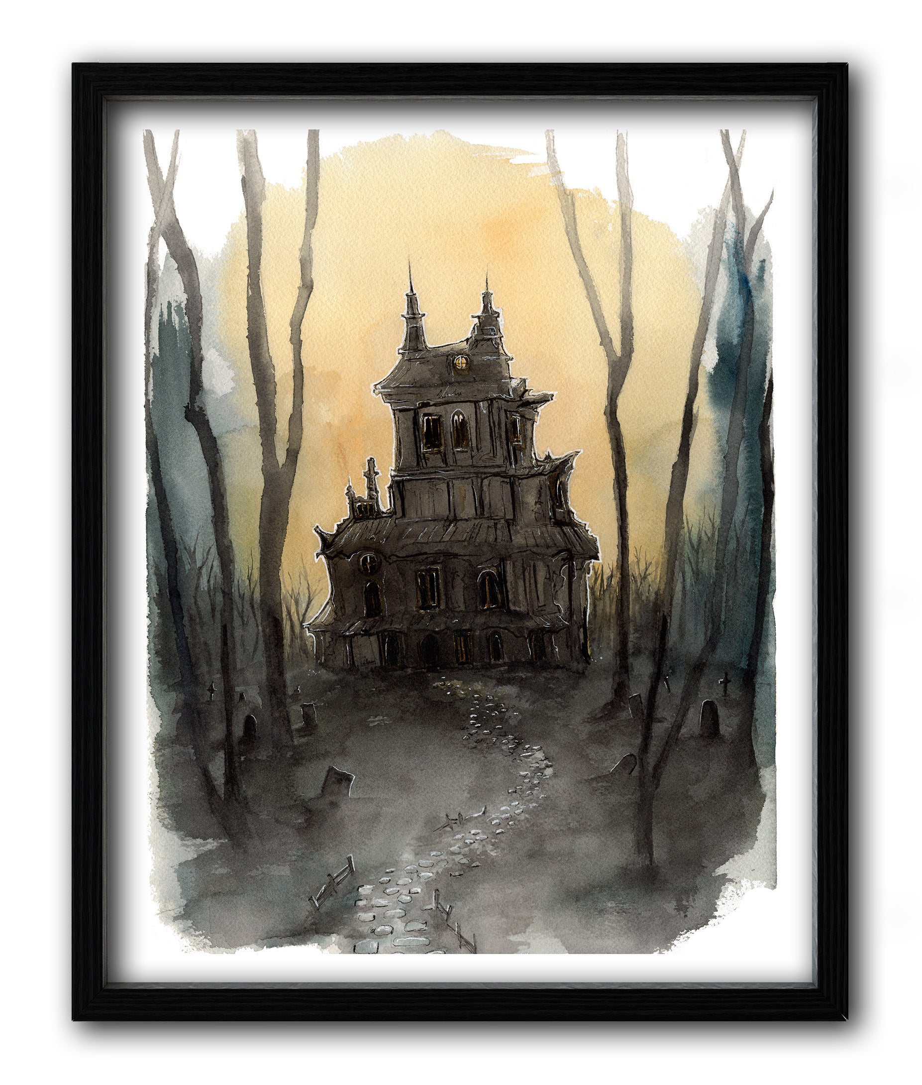 Haunted Manor Print