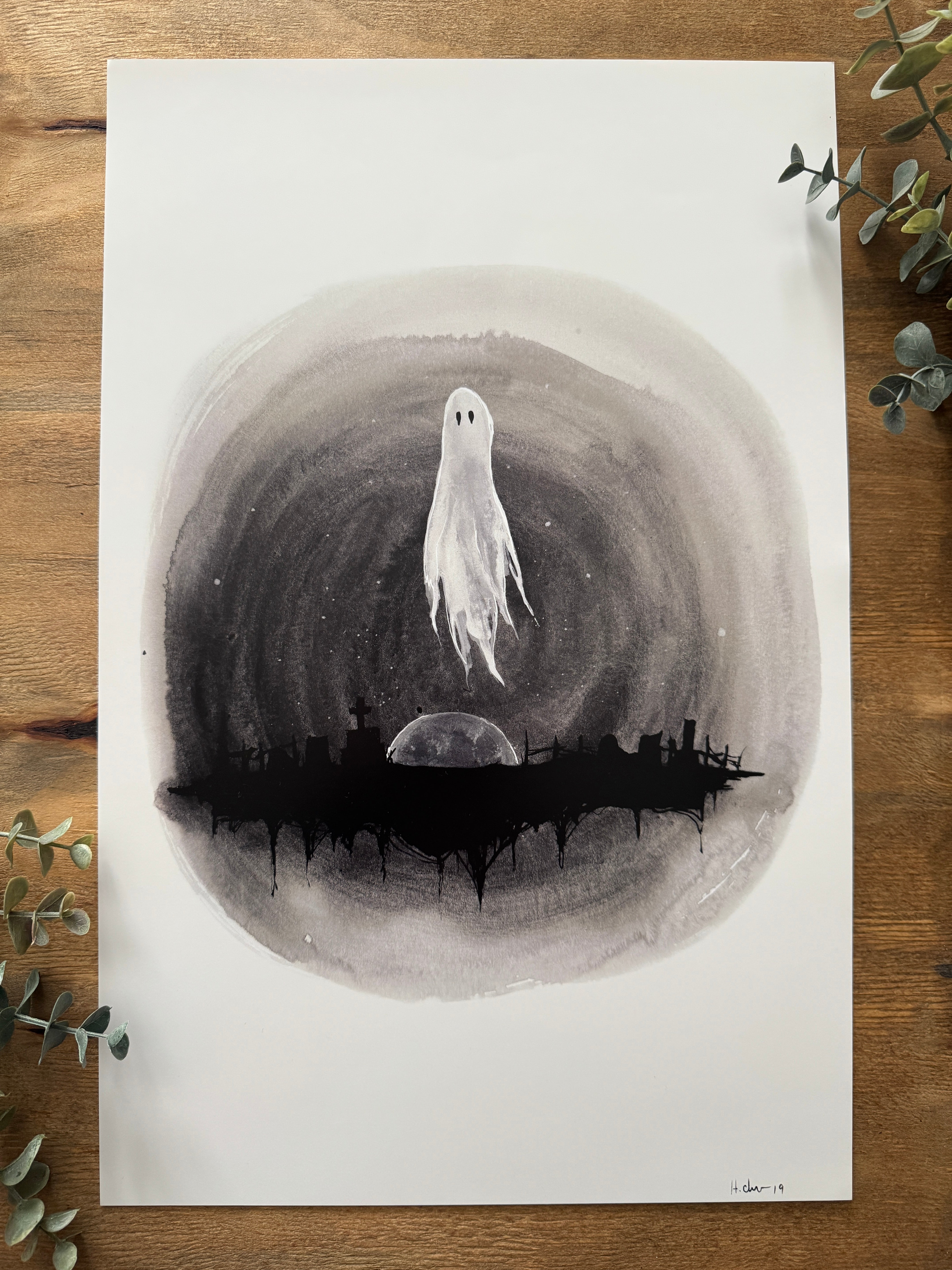Ghost 11x17 Print