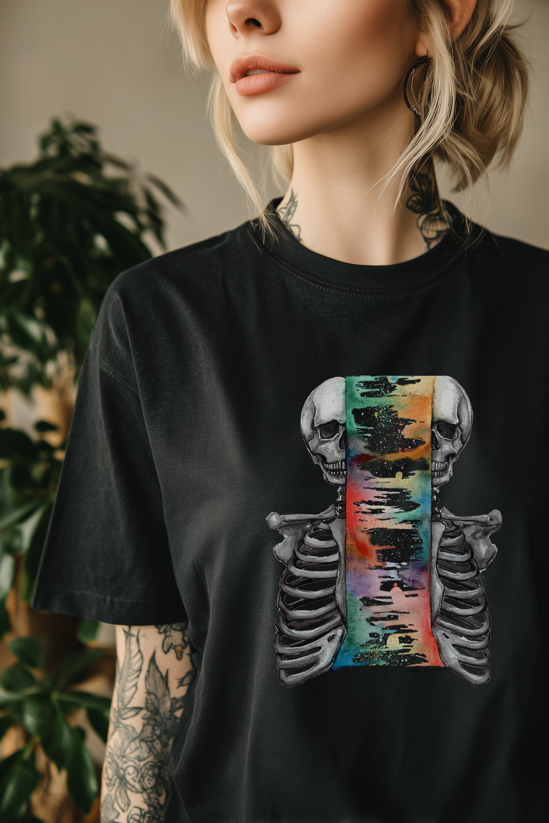Life Within Death Skeleton T-Shirt