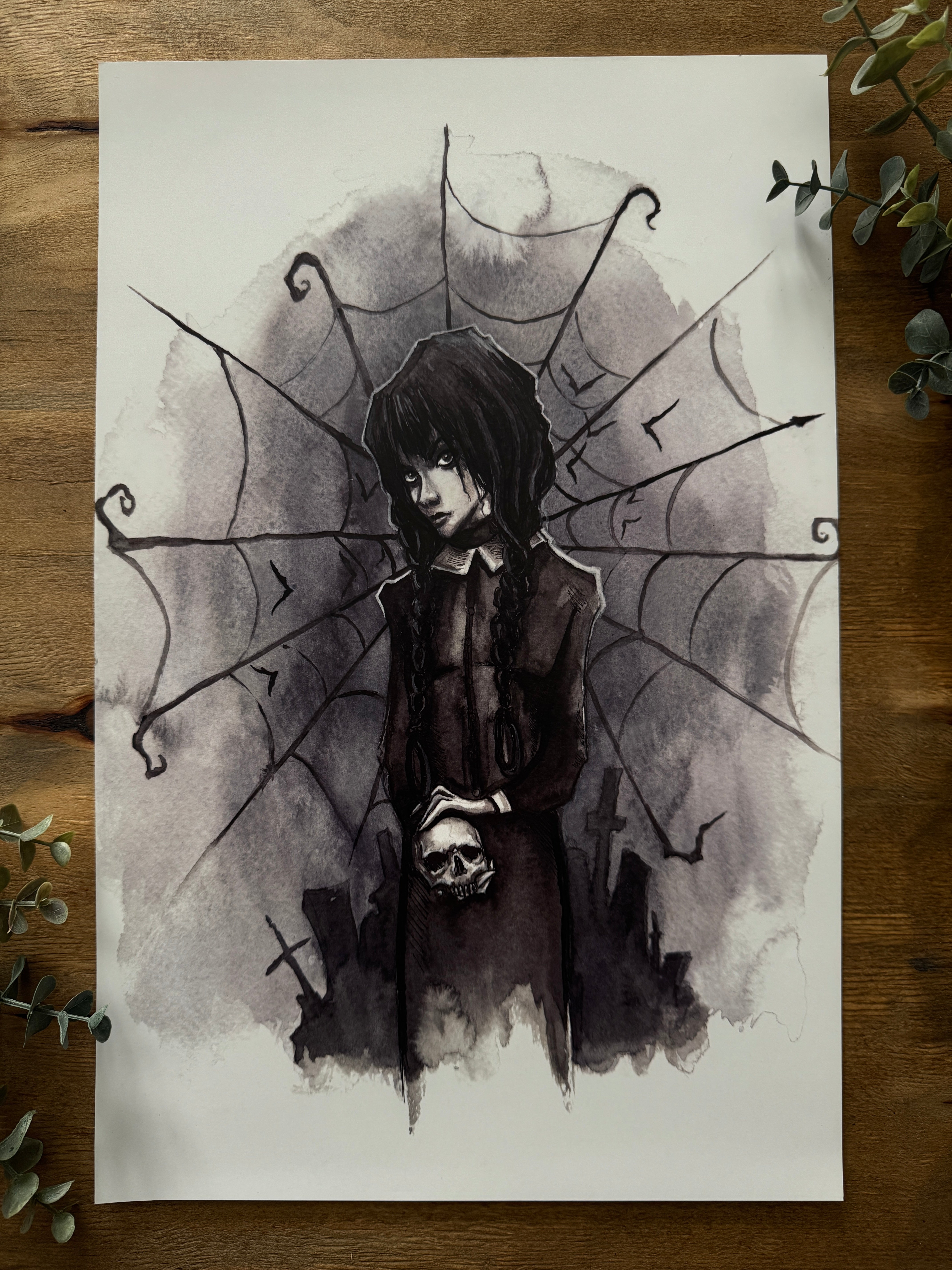 Wednesday Addams 11x17 Print