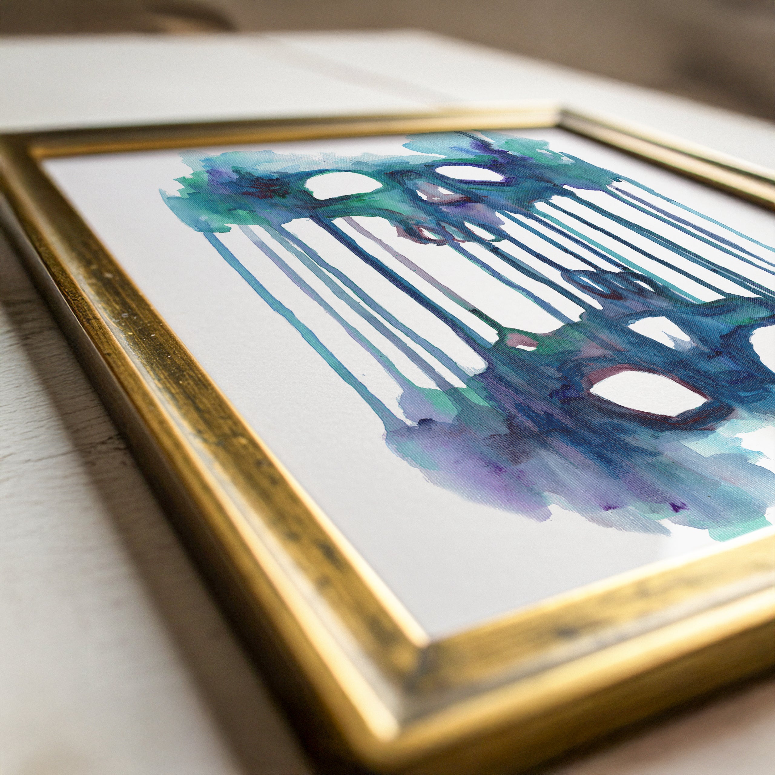 Double Skull Print