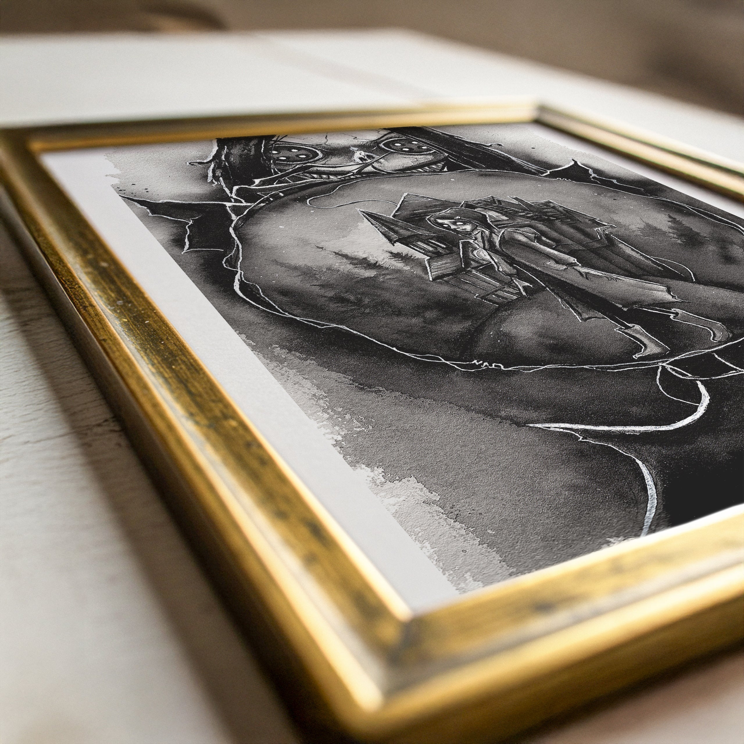 Coraline Ink Print