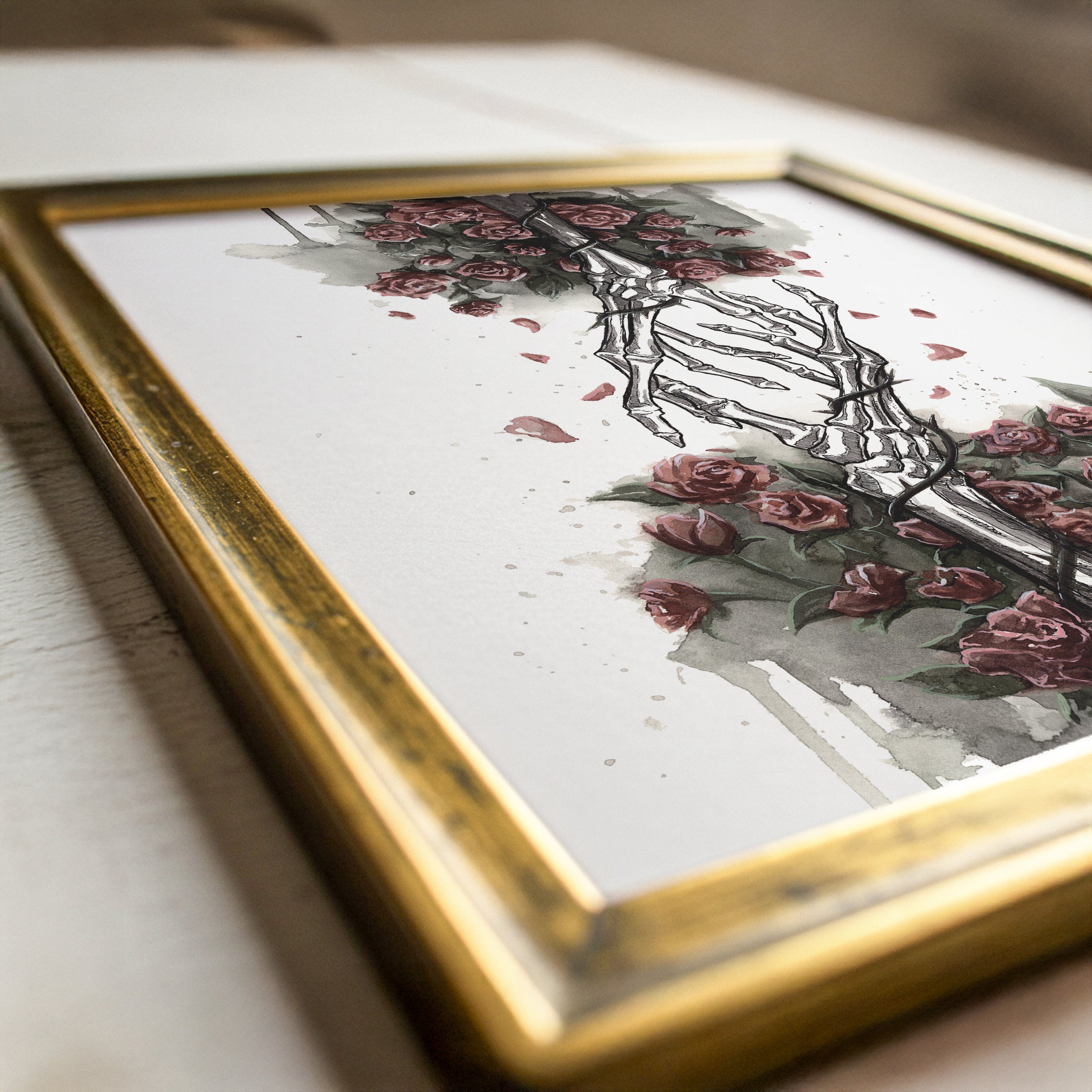 Thorns and Roses Print