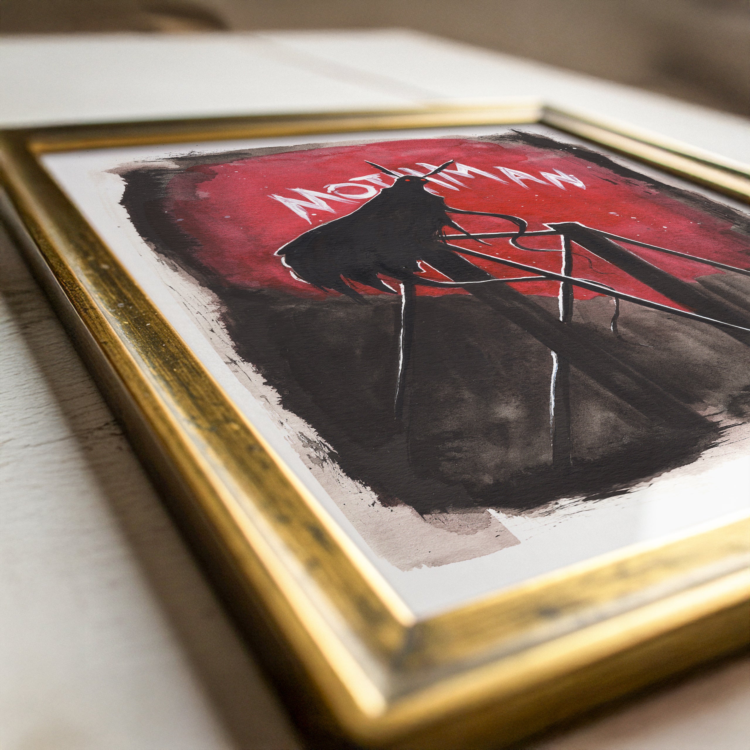 Mothman Red Print