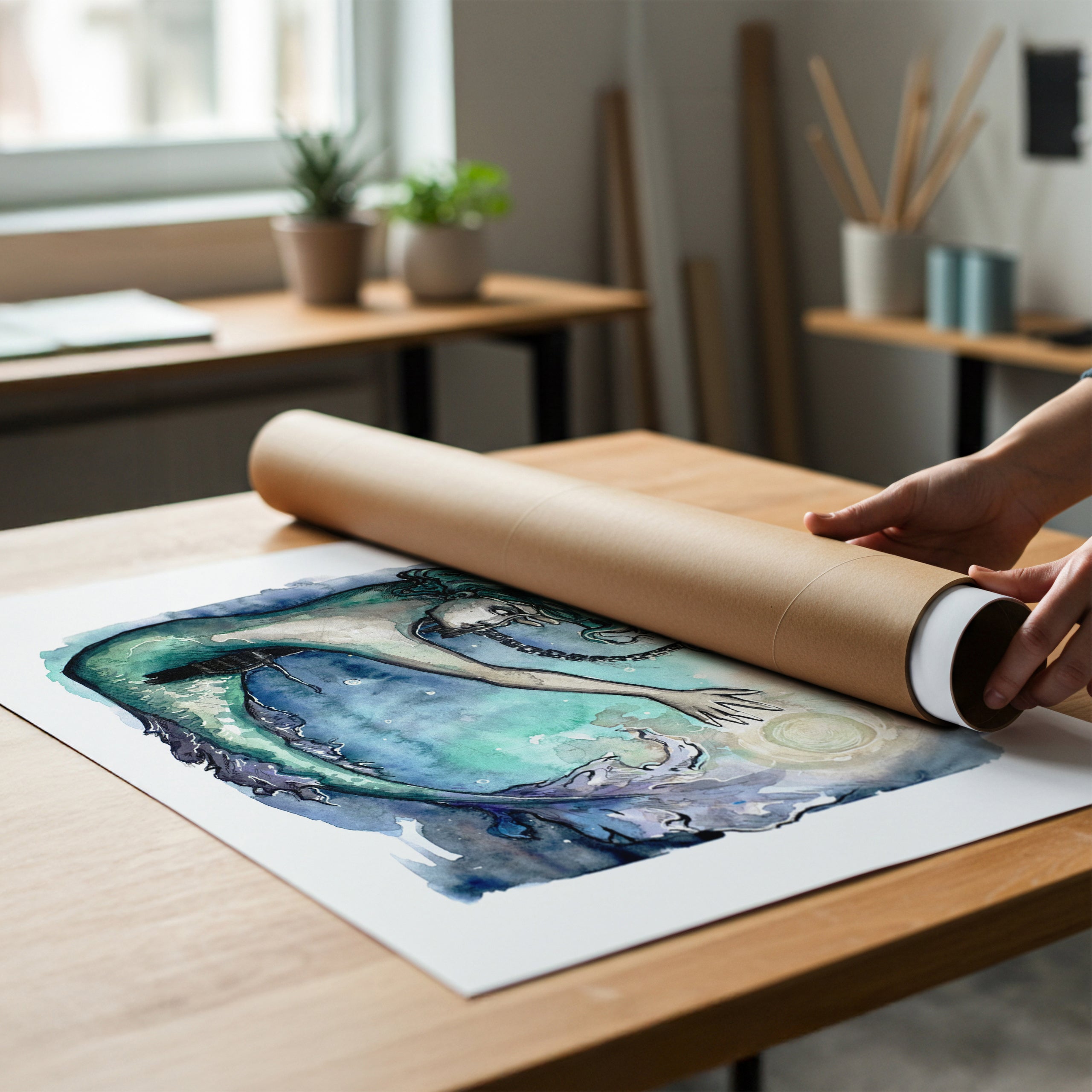 Mystical Mermaid Print