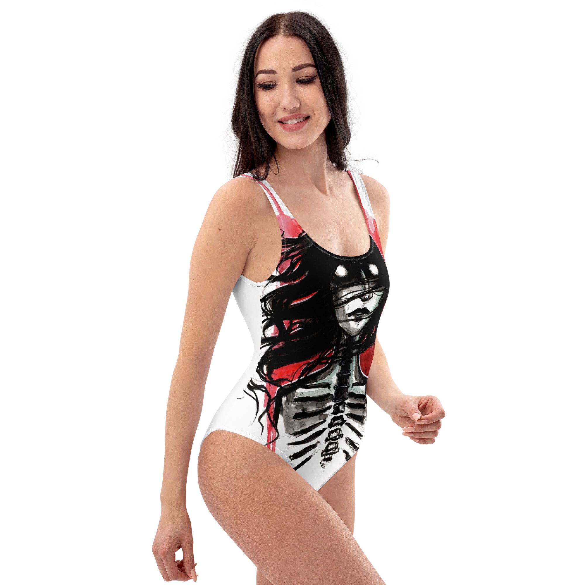 Scarlet One-Piece Swimsuit