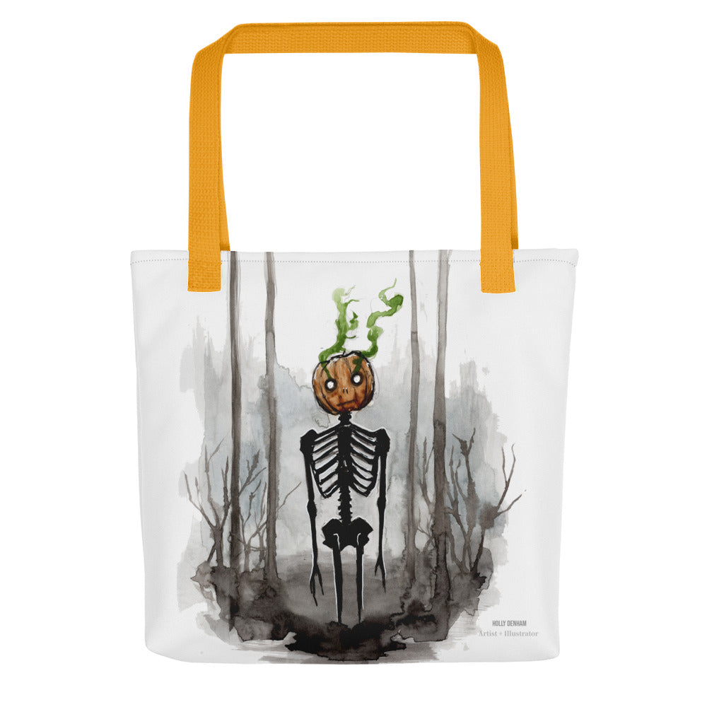 Pumpkin Skellie Tote Bag