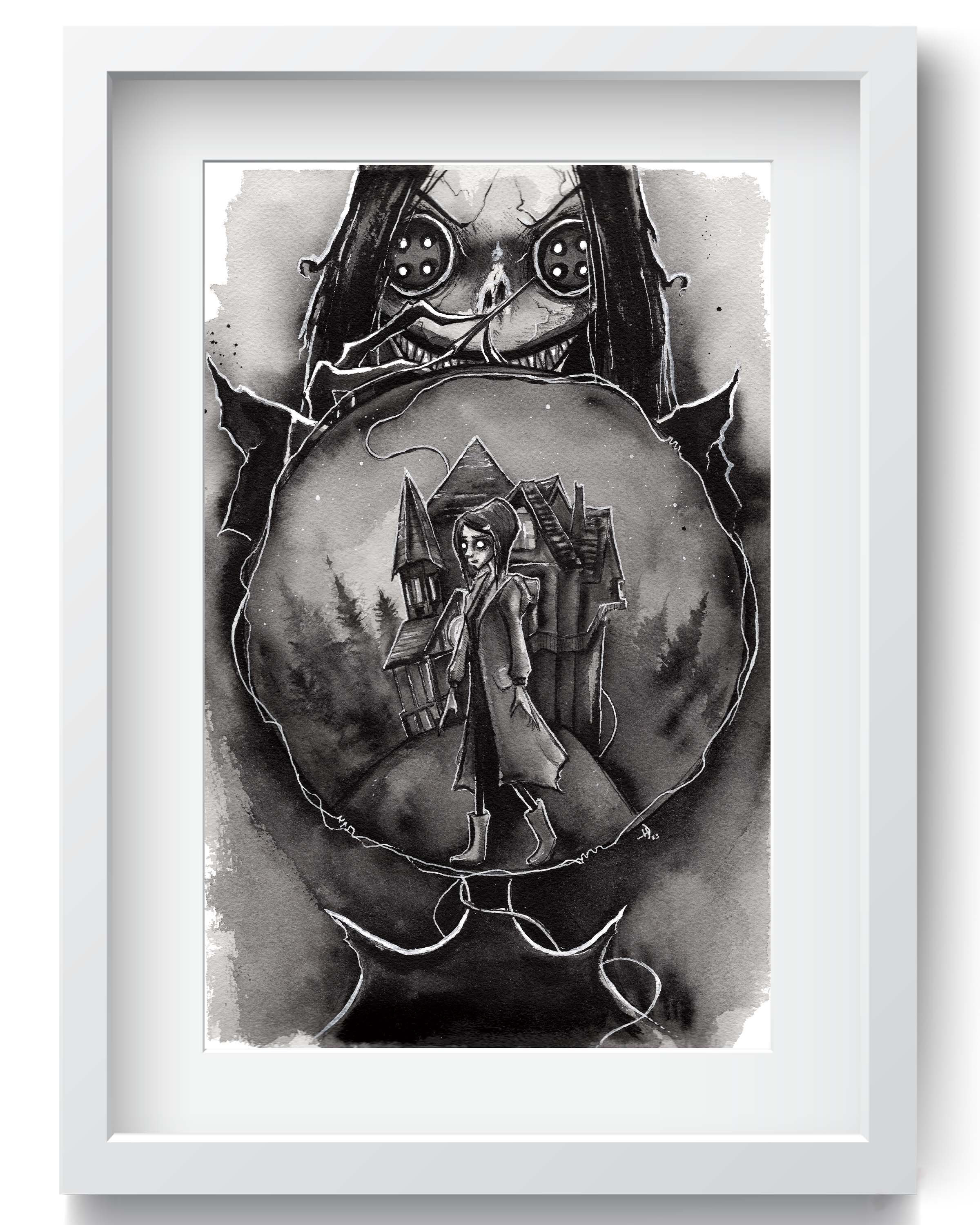 Coraline Ink Print