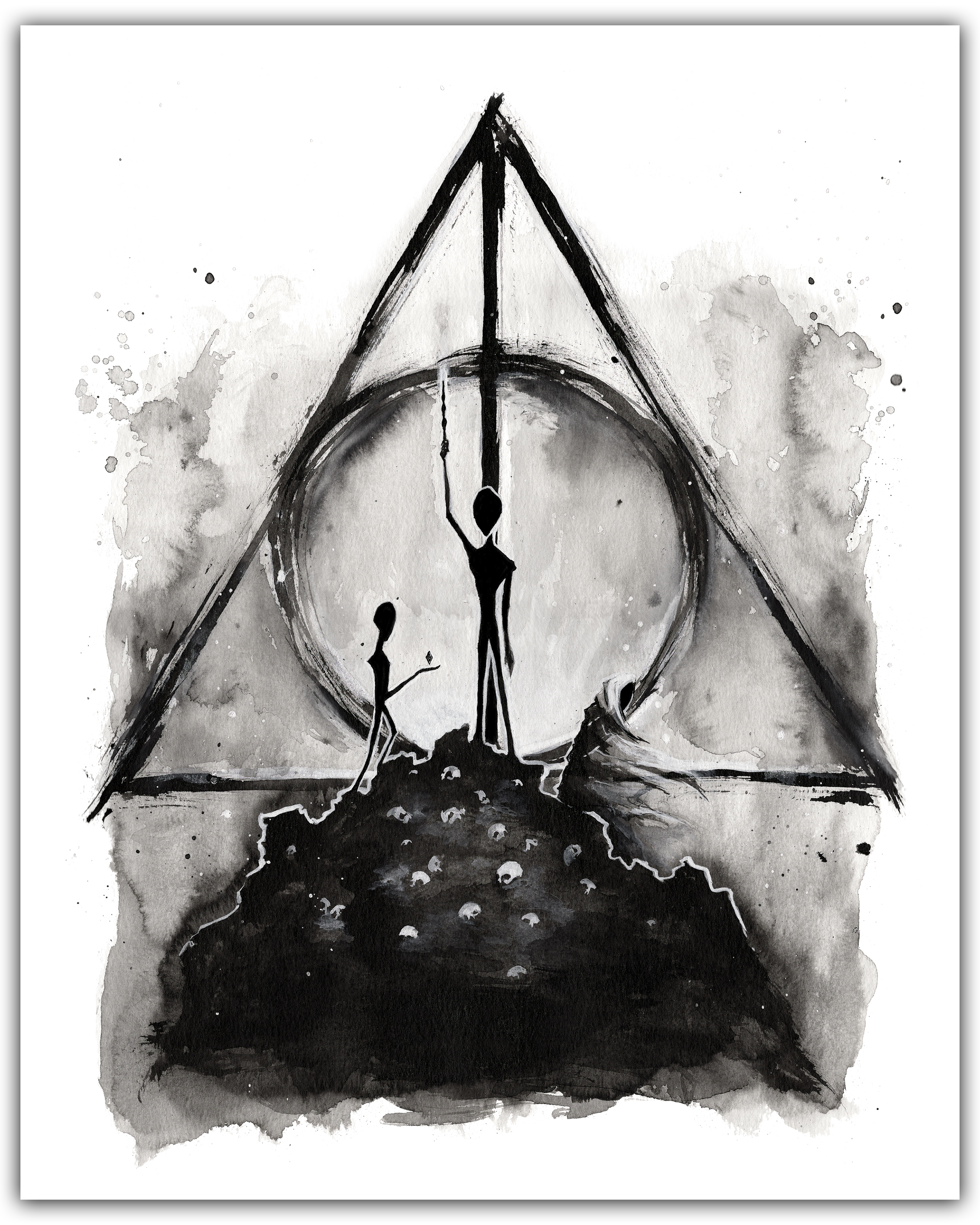 Deathly Hallows Print