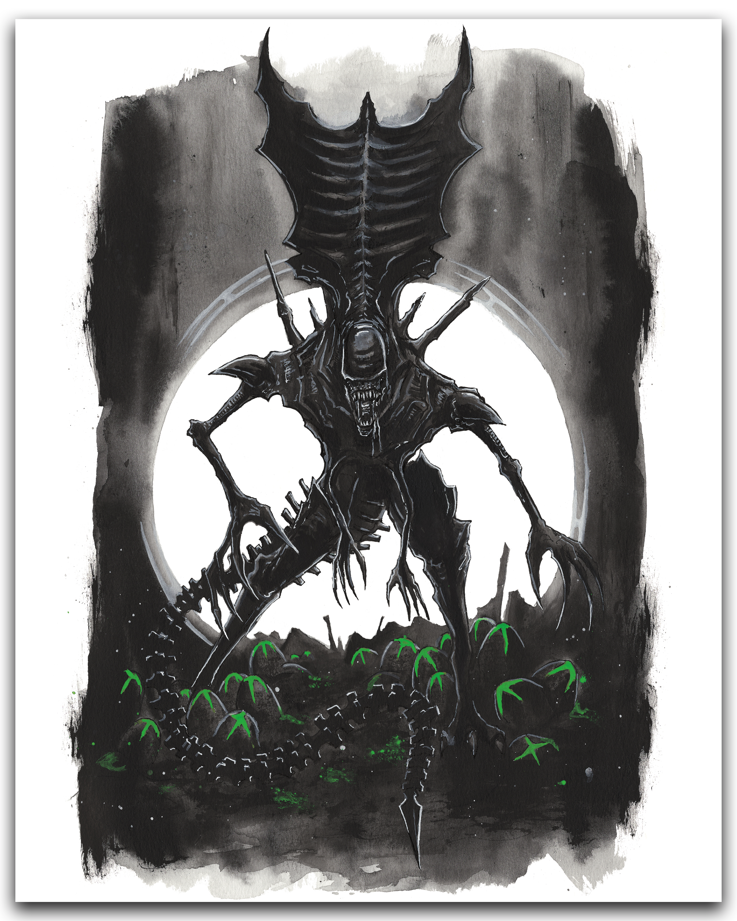 Xenomorph Queen Print