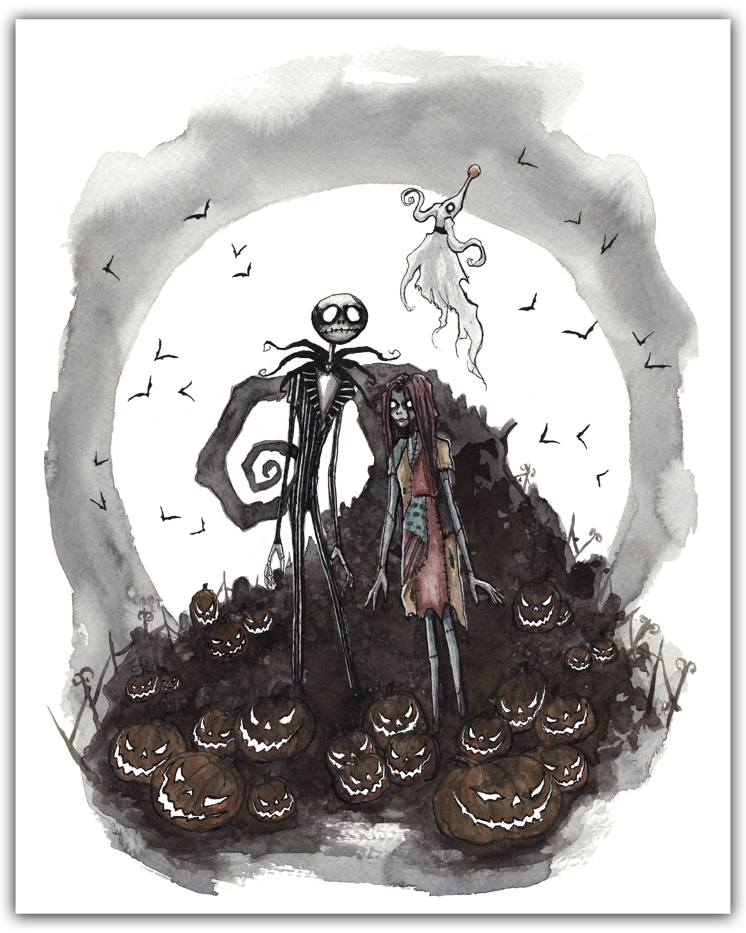 Jack + Sally Print