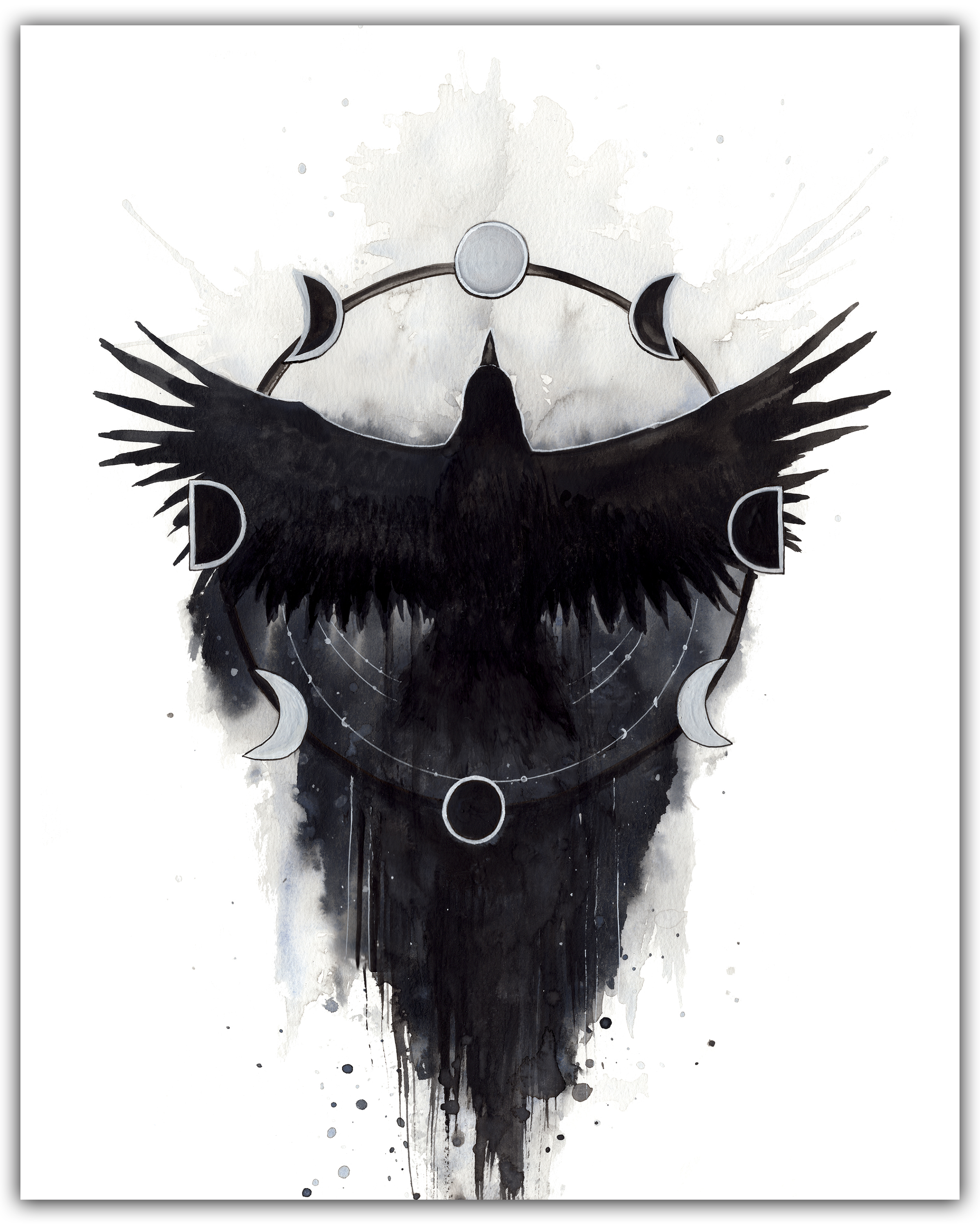 Lunar Raven Print