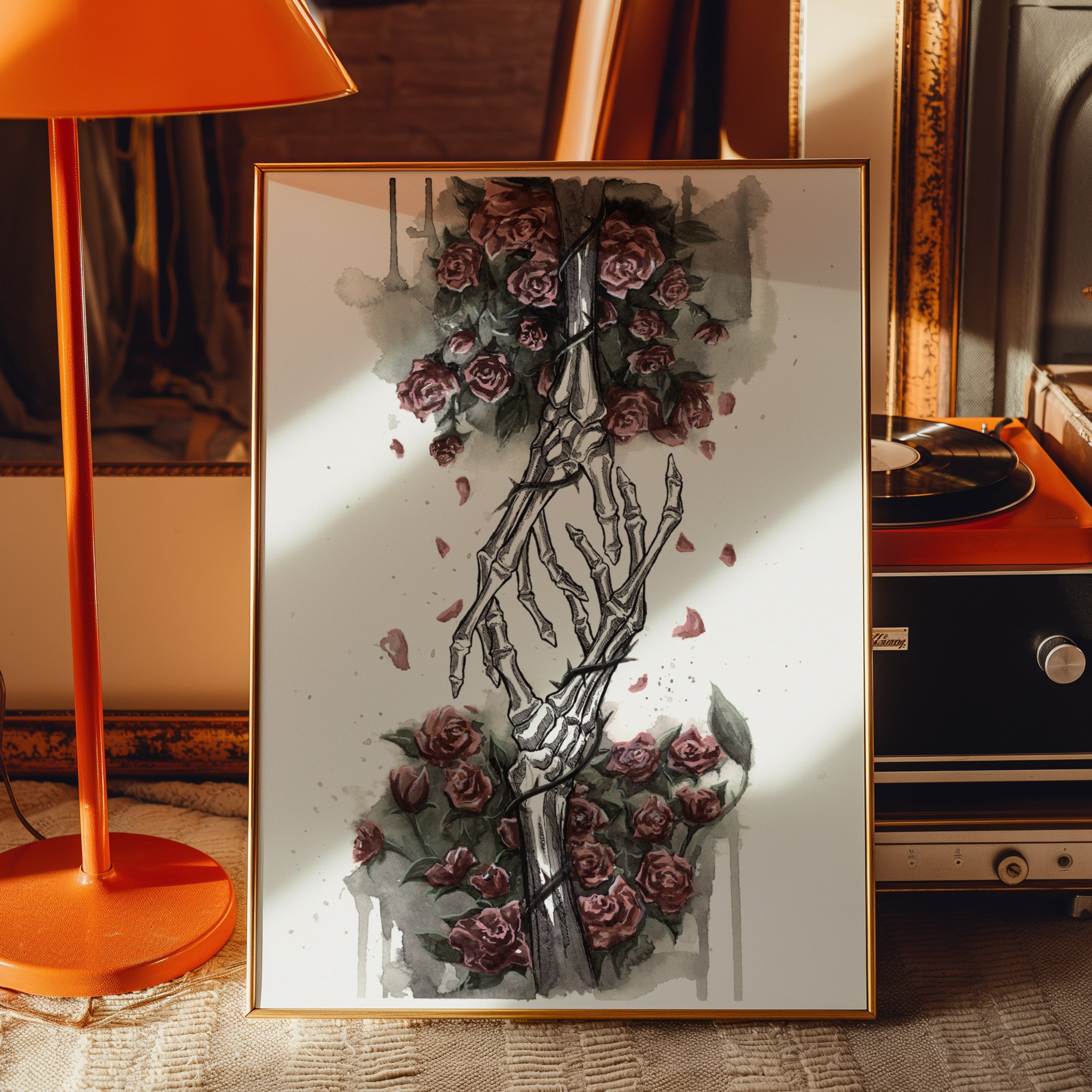 Thorns and Roses Print