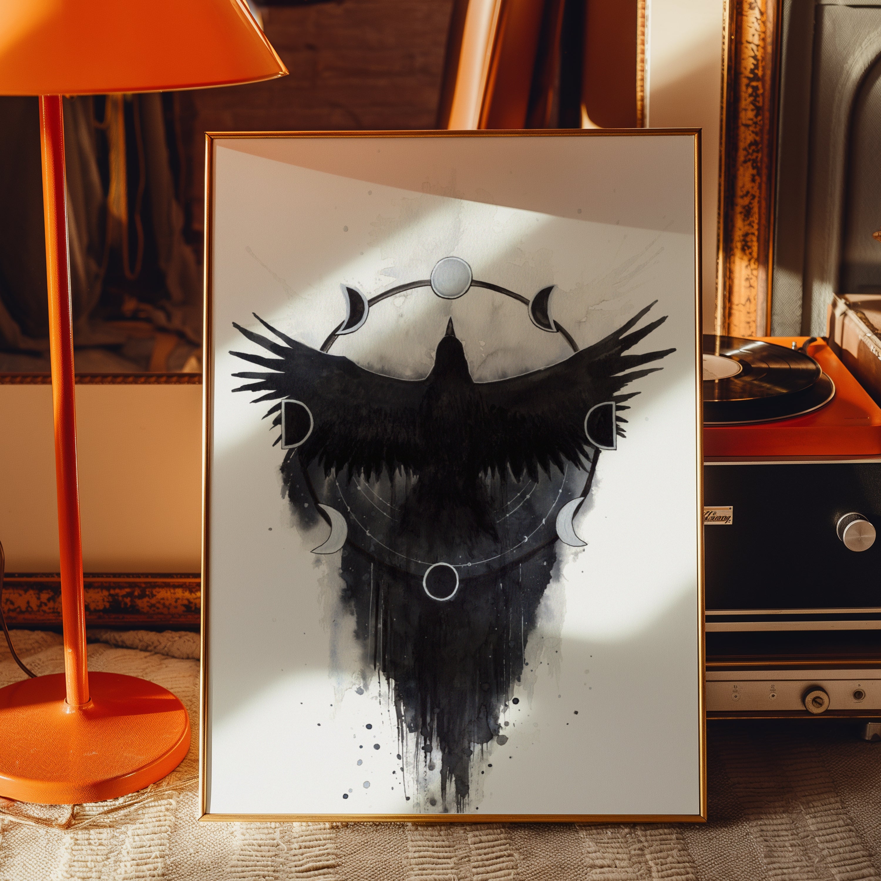 Lunar Raven Print