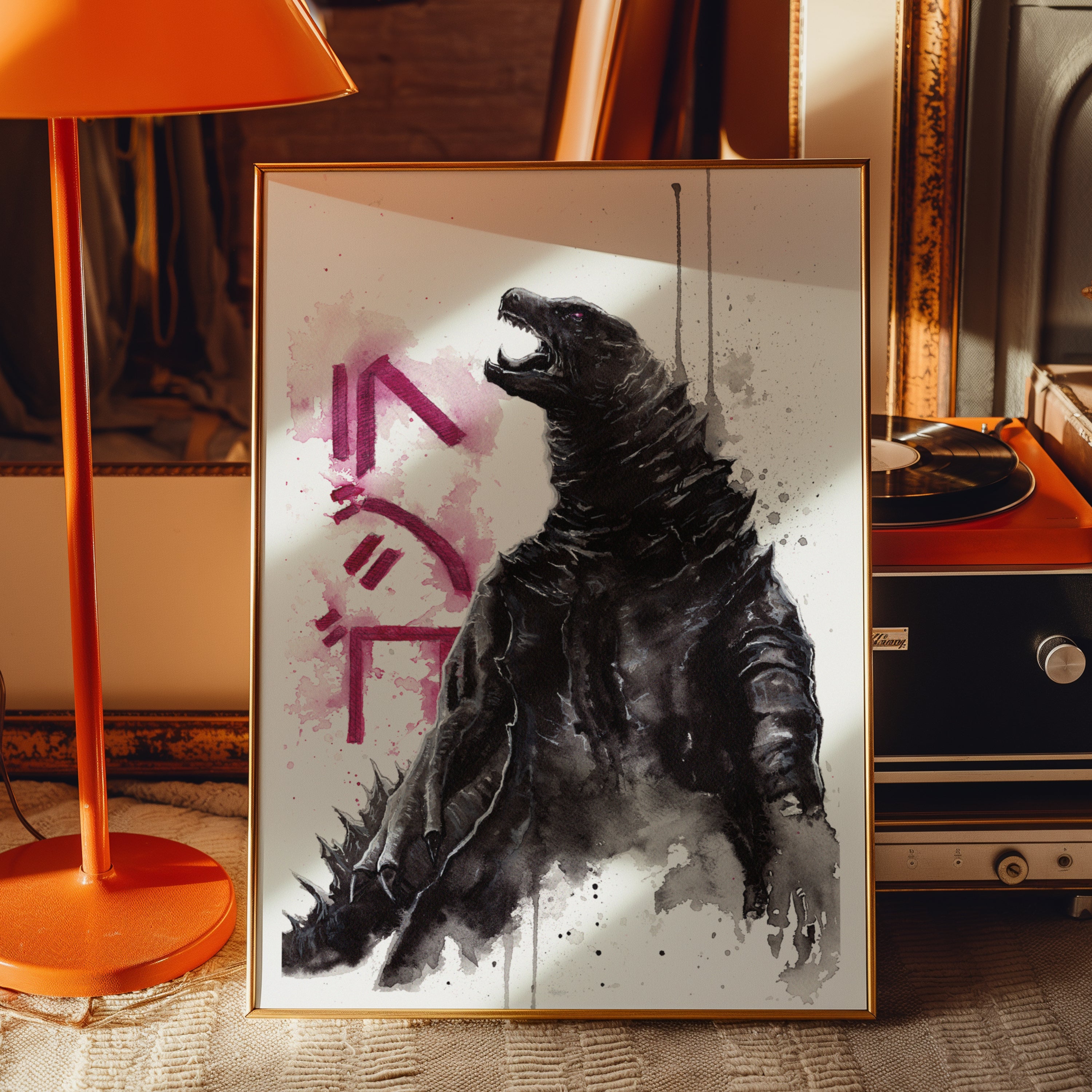 Godzilla Print