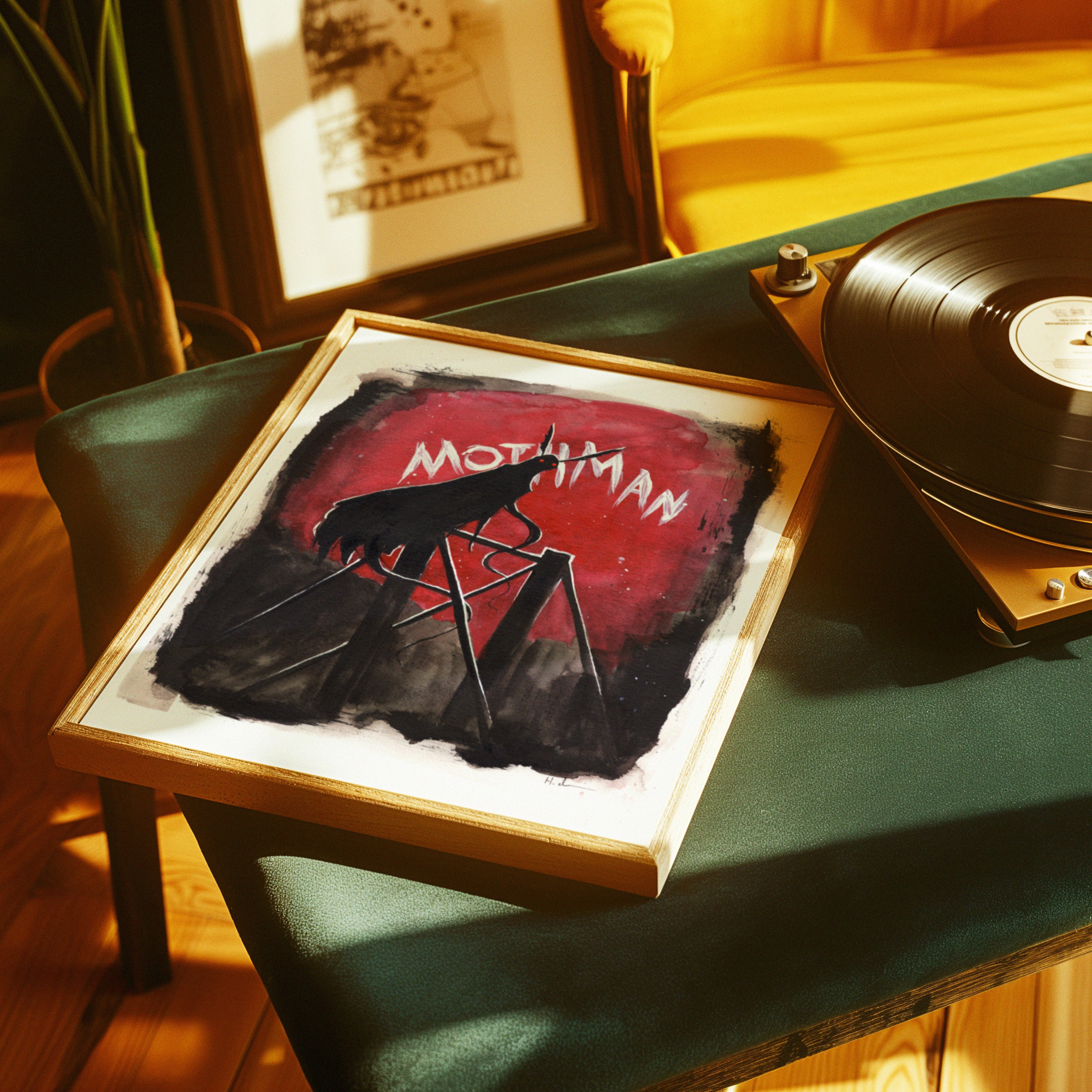 Mothman Red Print