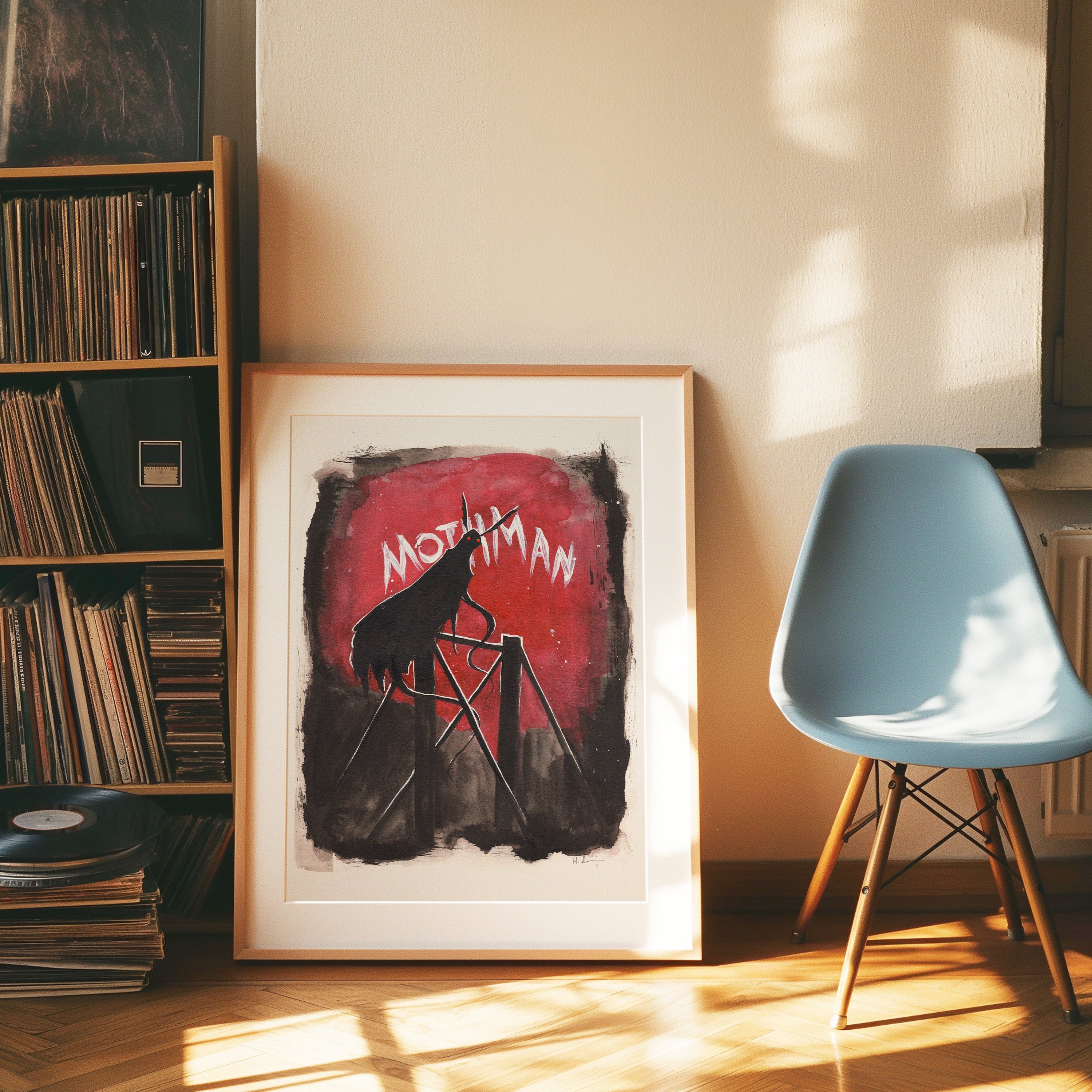 Mothman Red Print