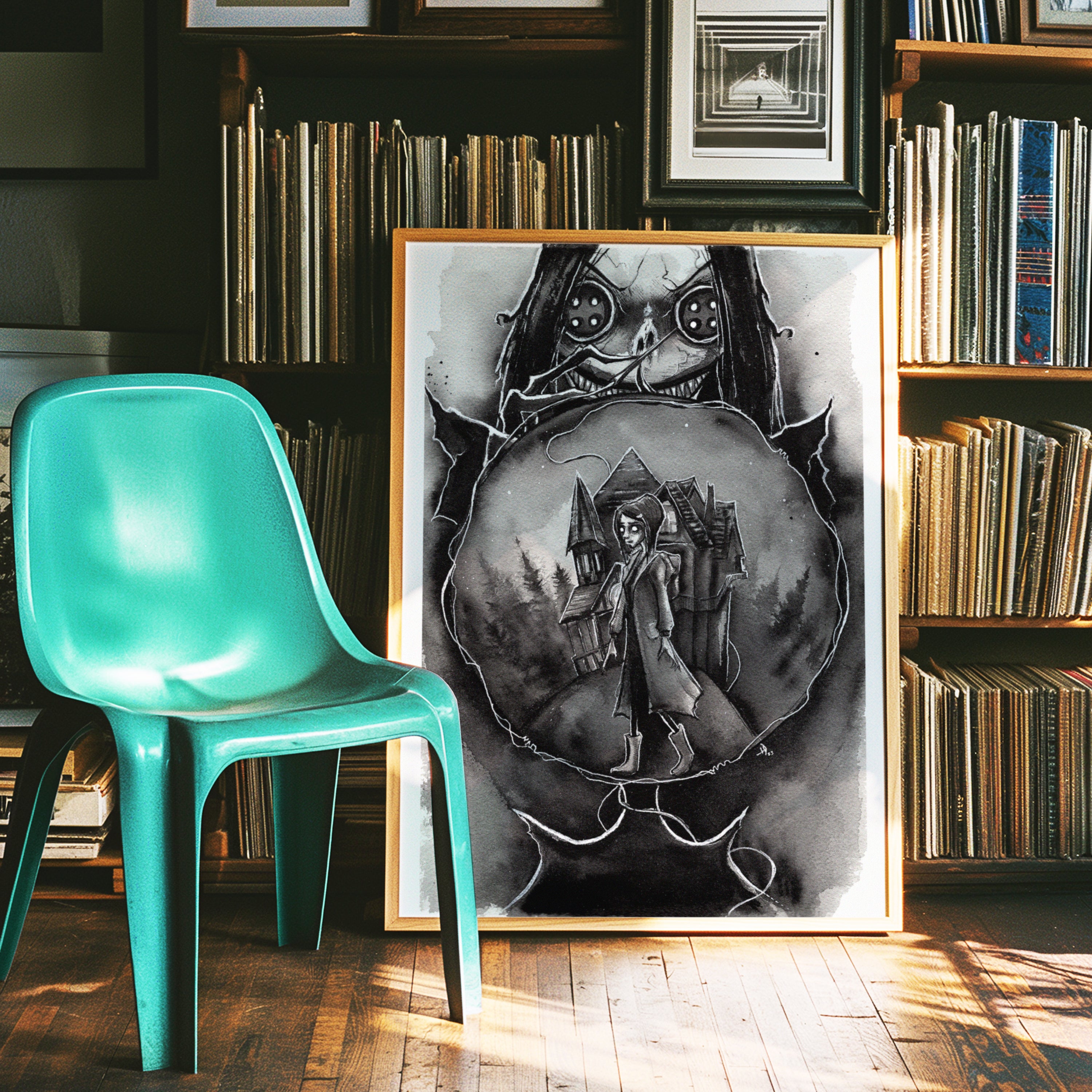 Coraline Ink Print