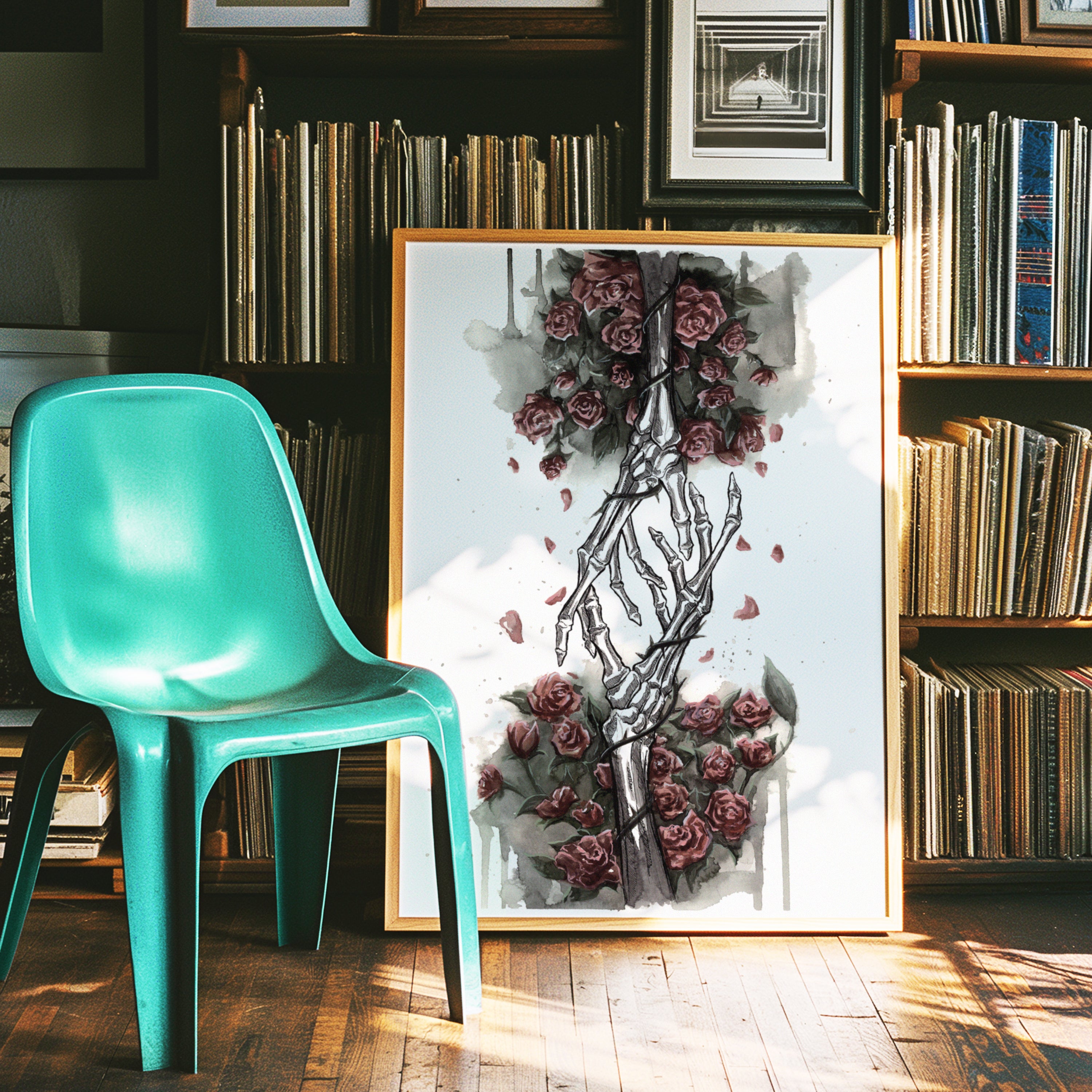 Thorns and Roses Print