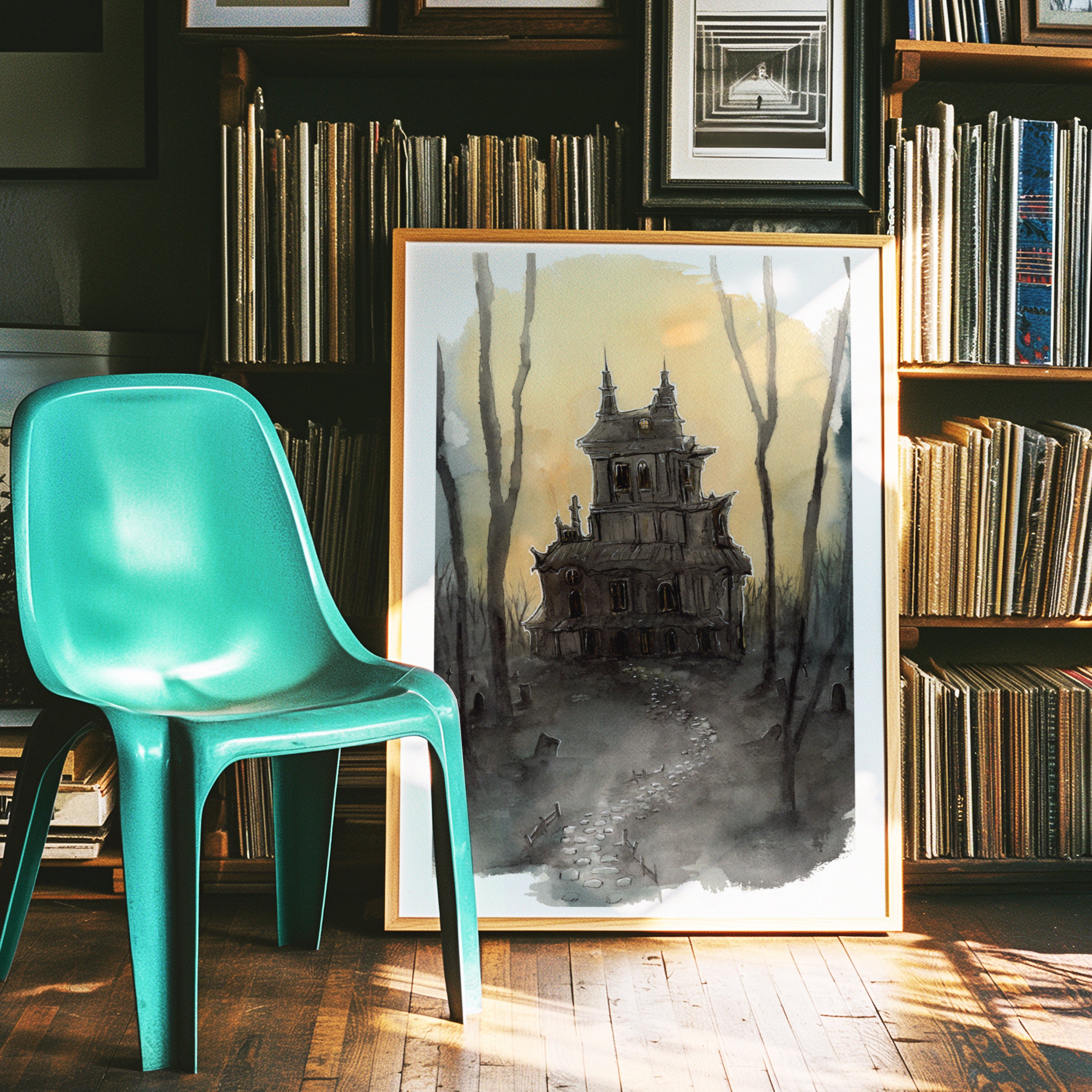 Haunted Manor Print