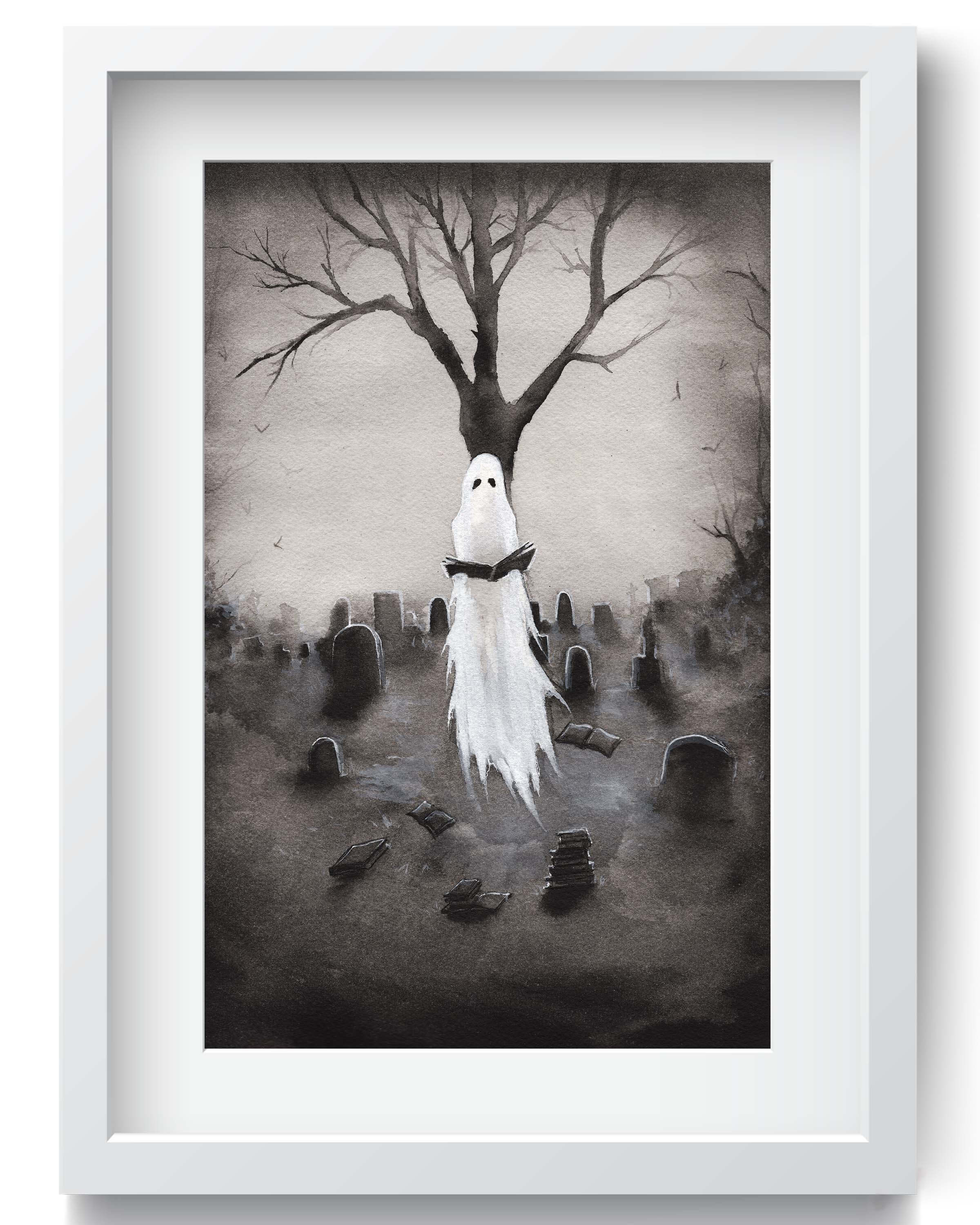 'A Quiet Place To Read' Print
