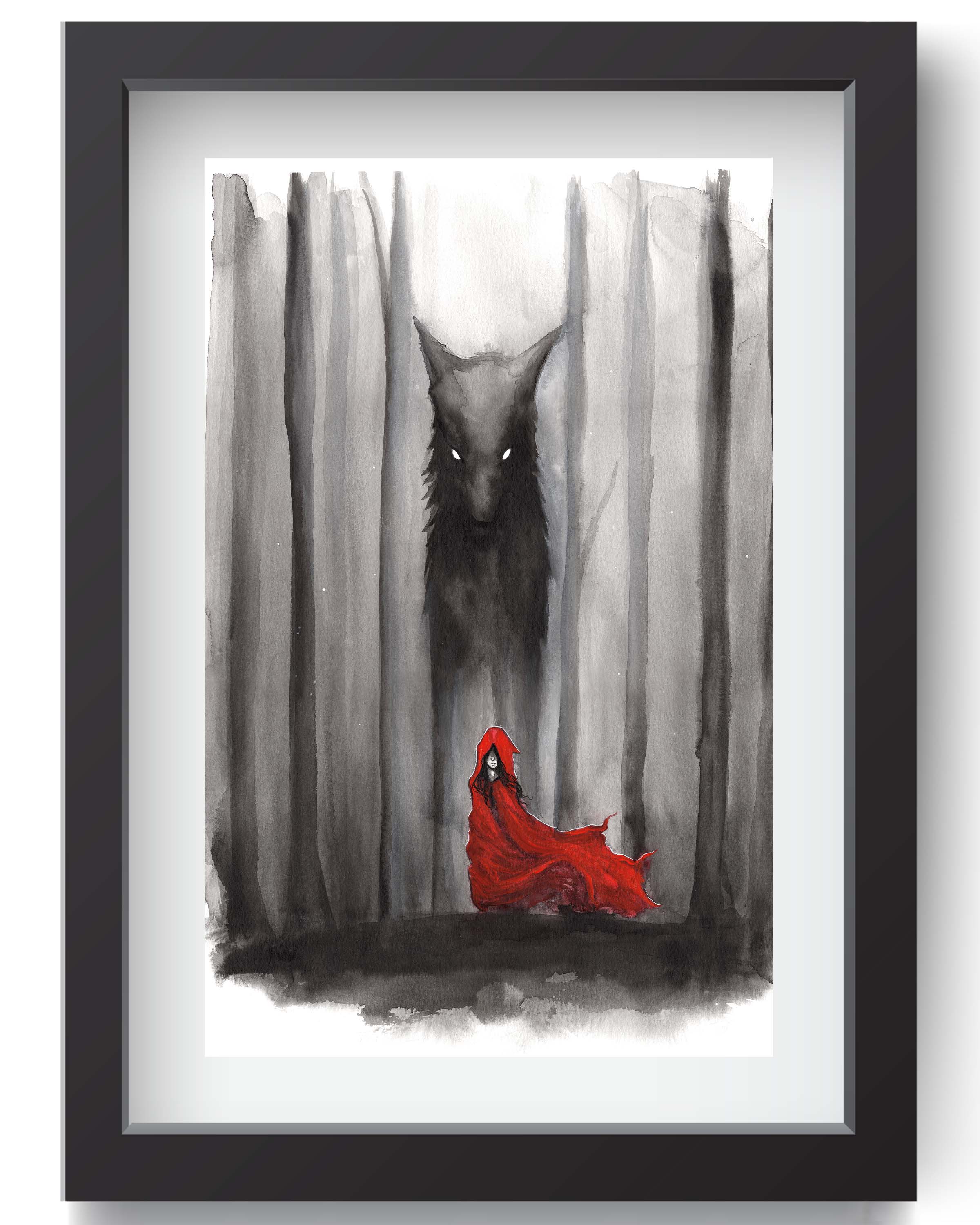 Red Riding Hood Print (New)