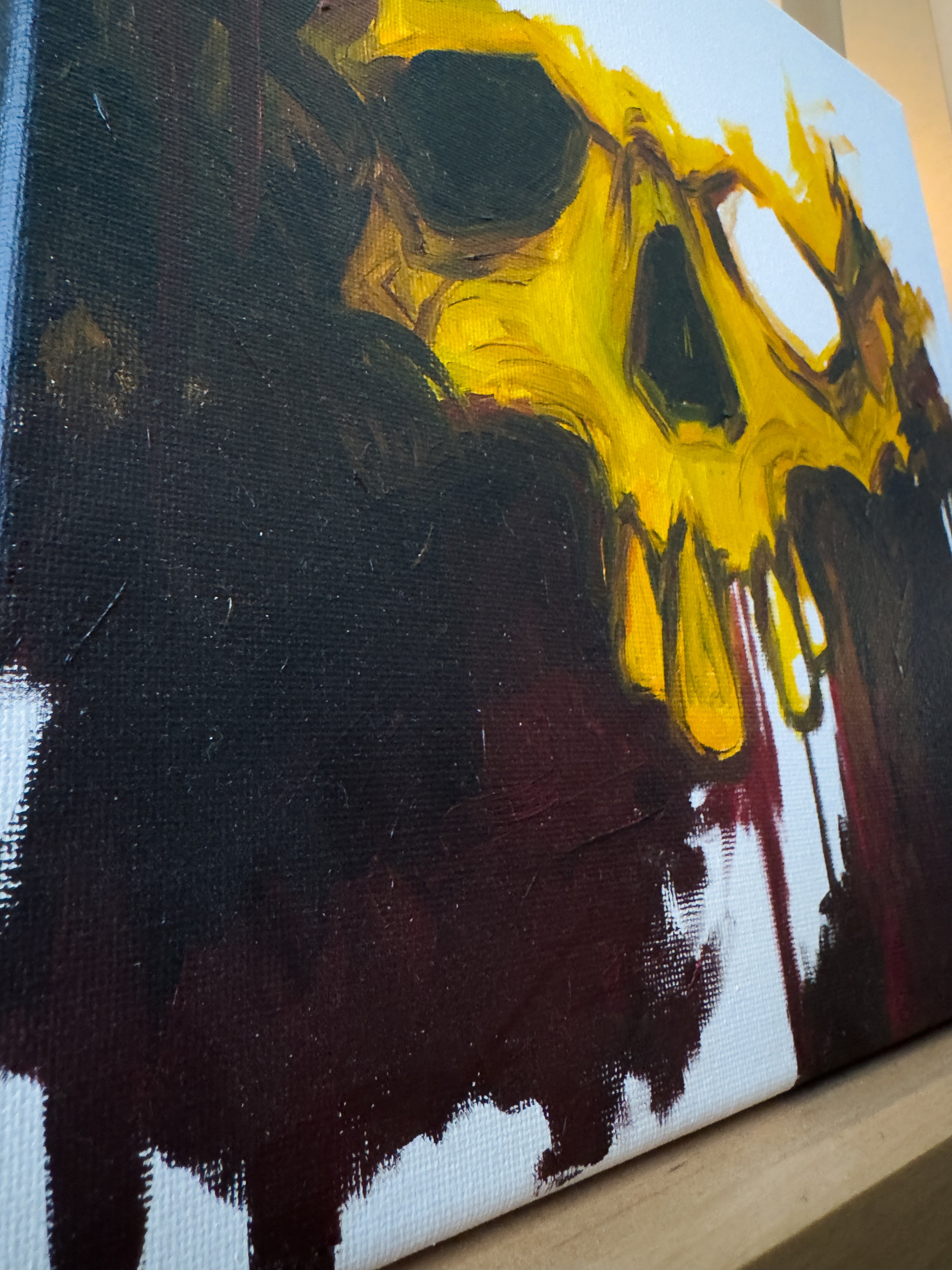 Skull Oil Canvas