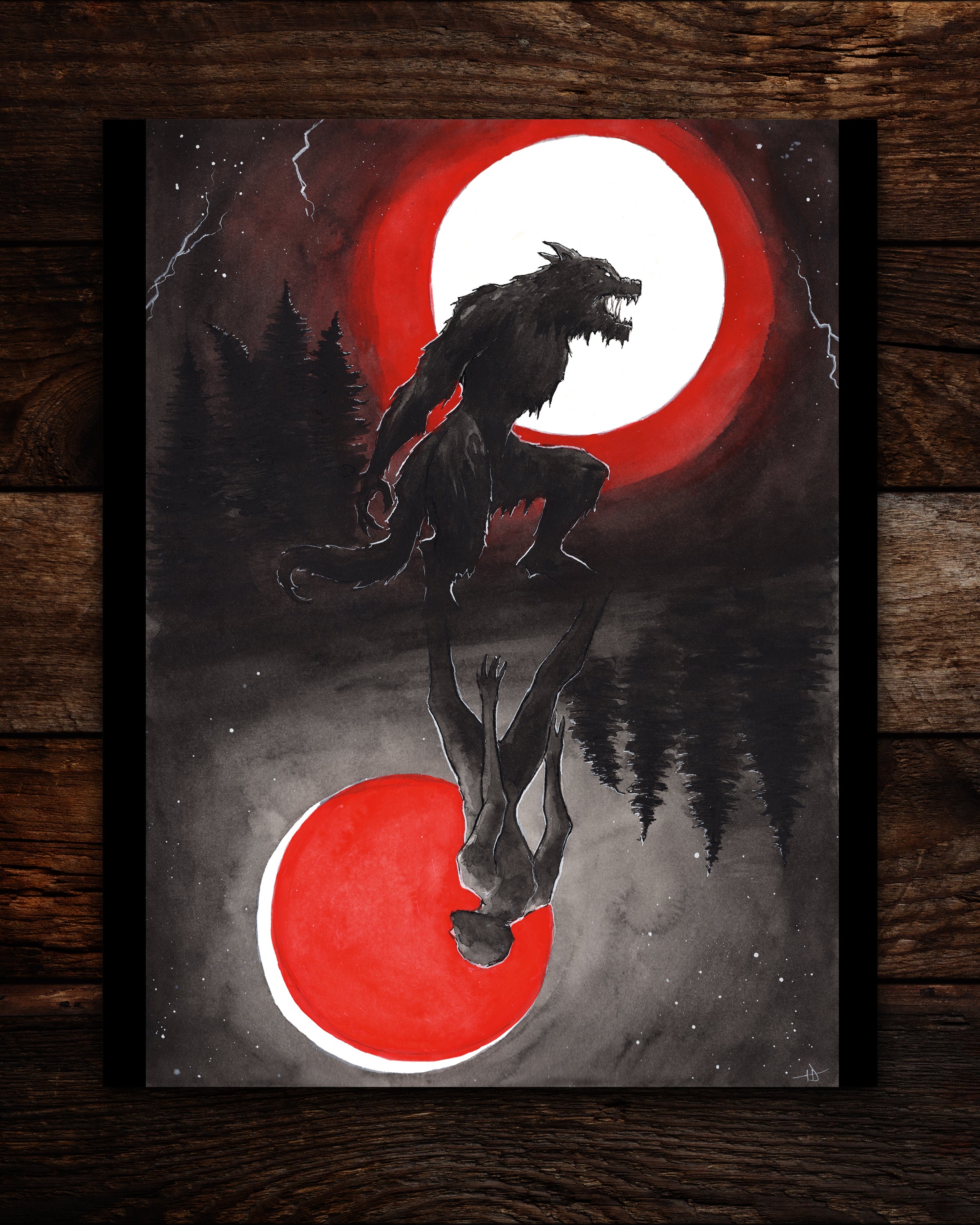 Werewolf Print