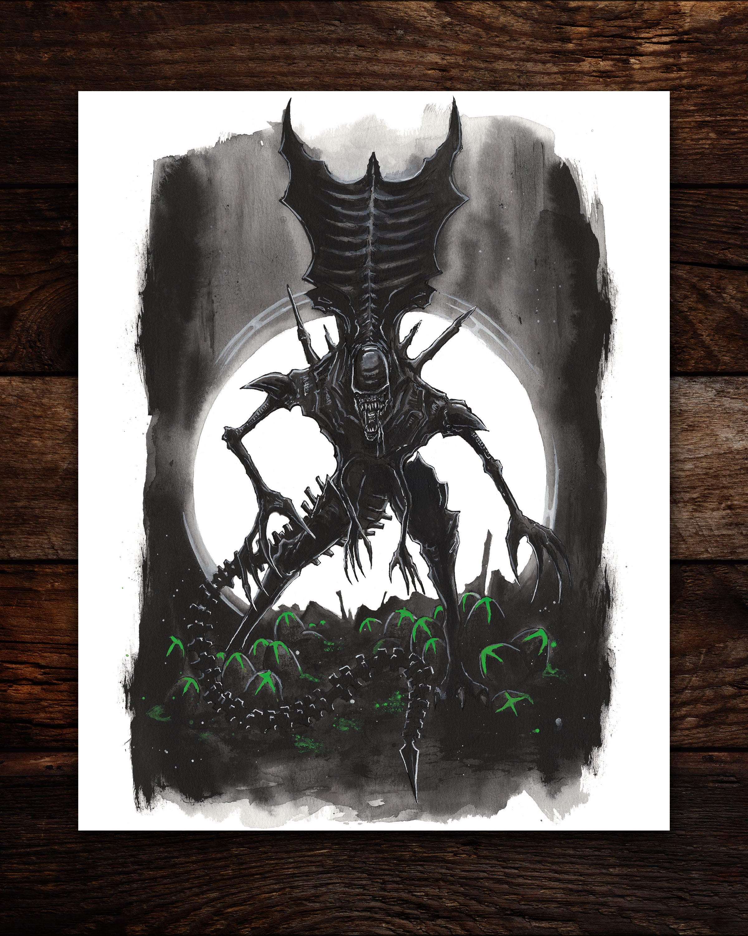 Xenomorph Queen Print