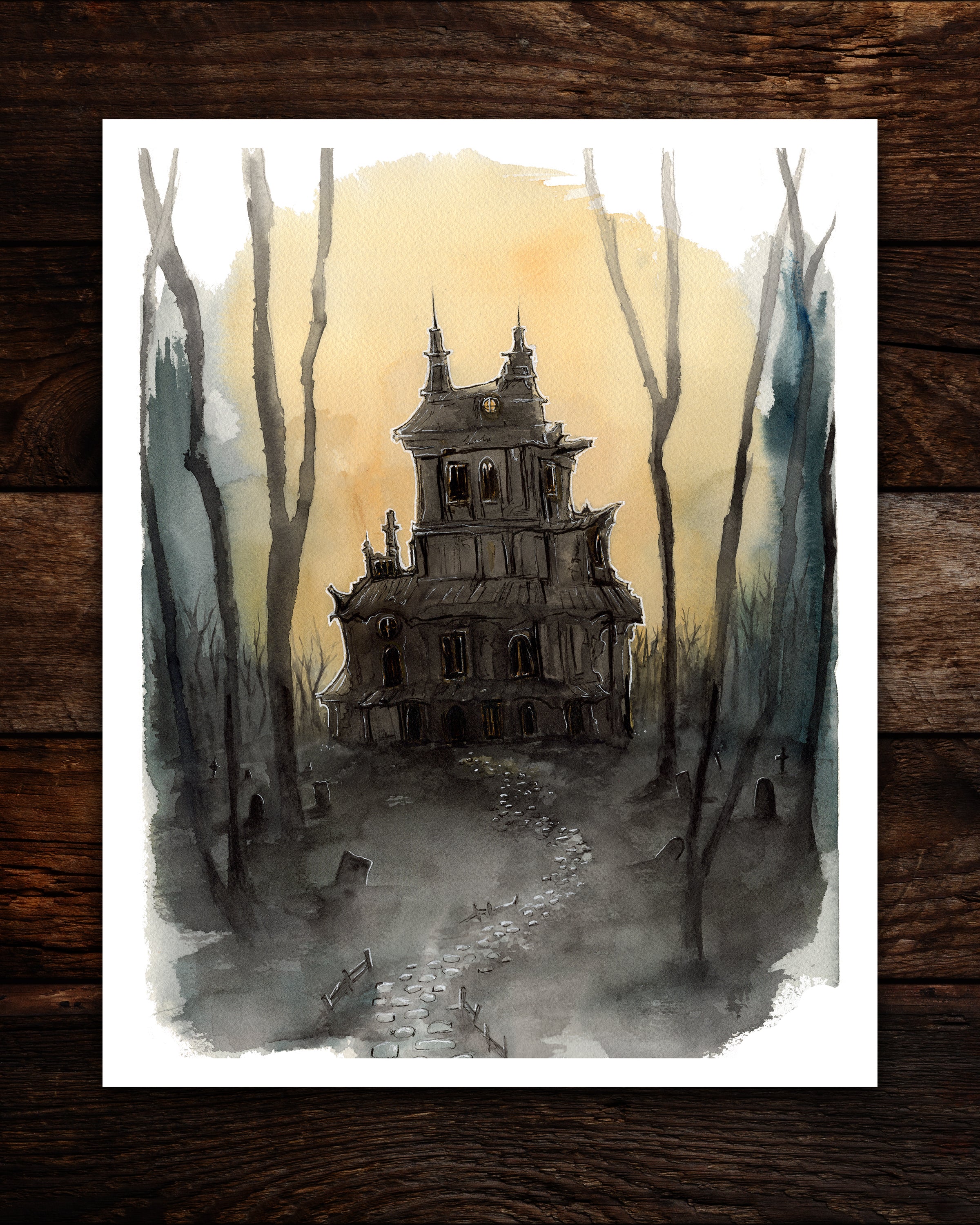Haunted Manor Print