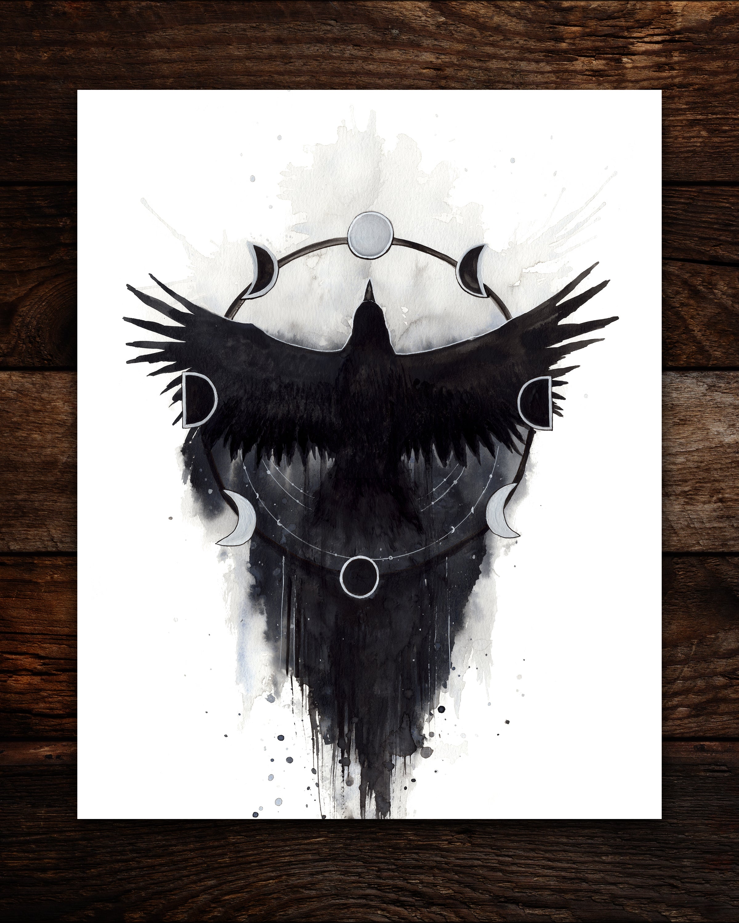 Lunar Raven Print