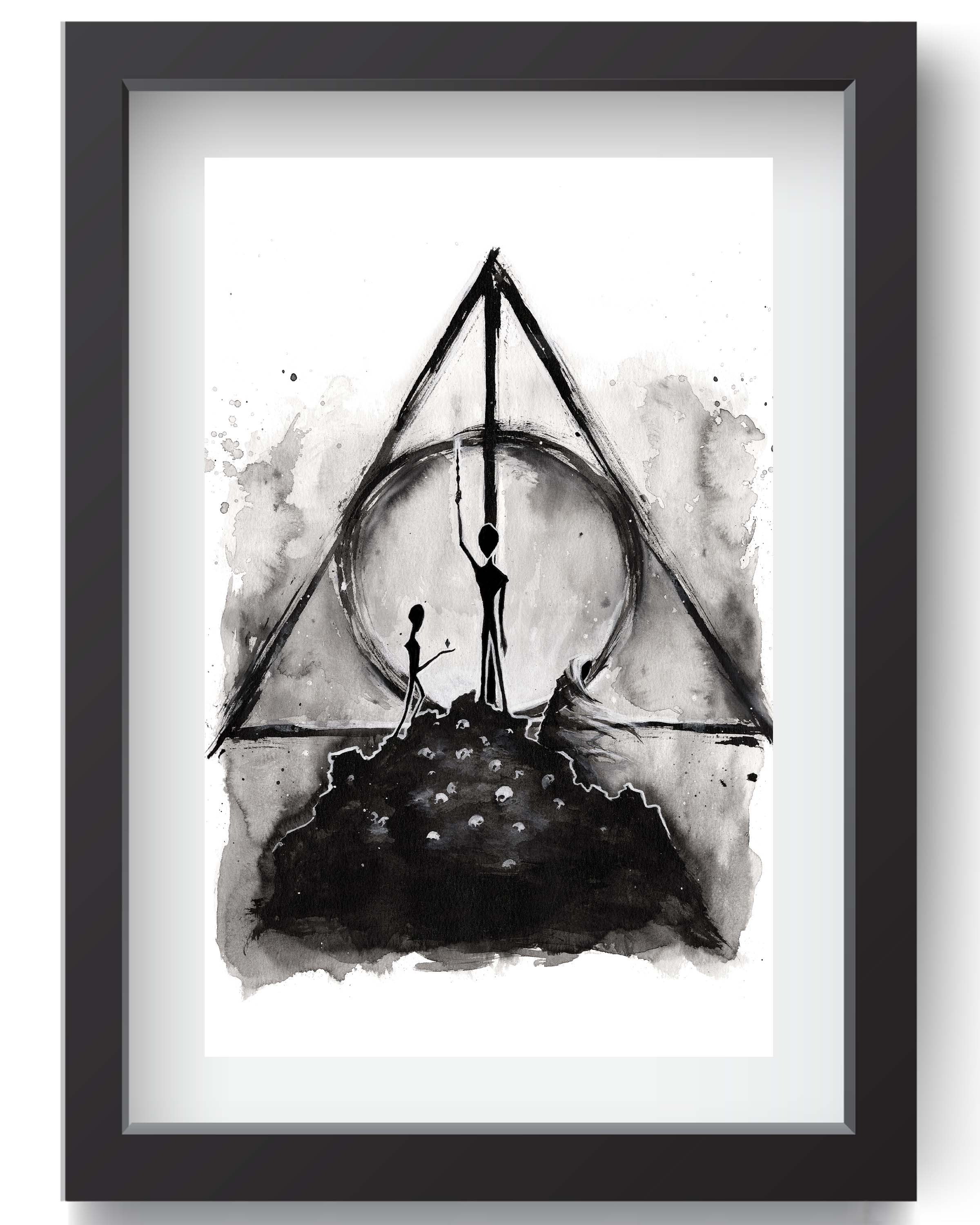 Deathly Hallows Print