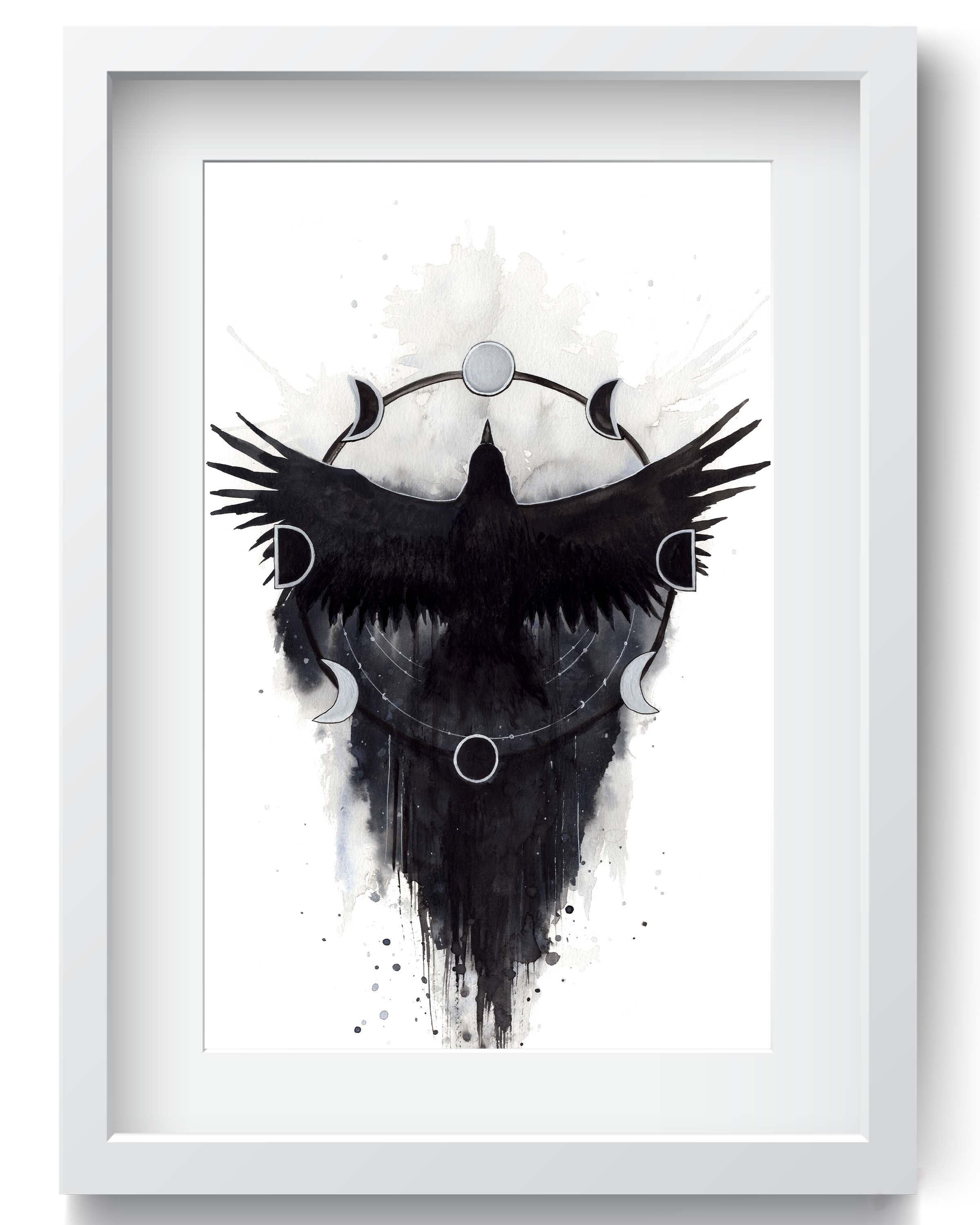 Lunar Raven Print