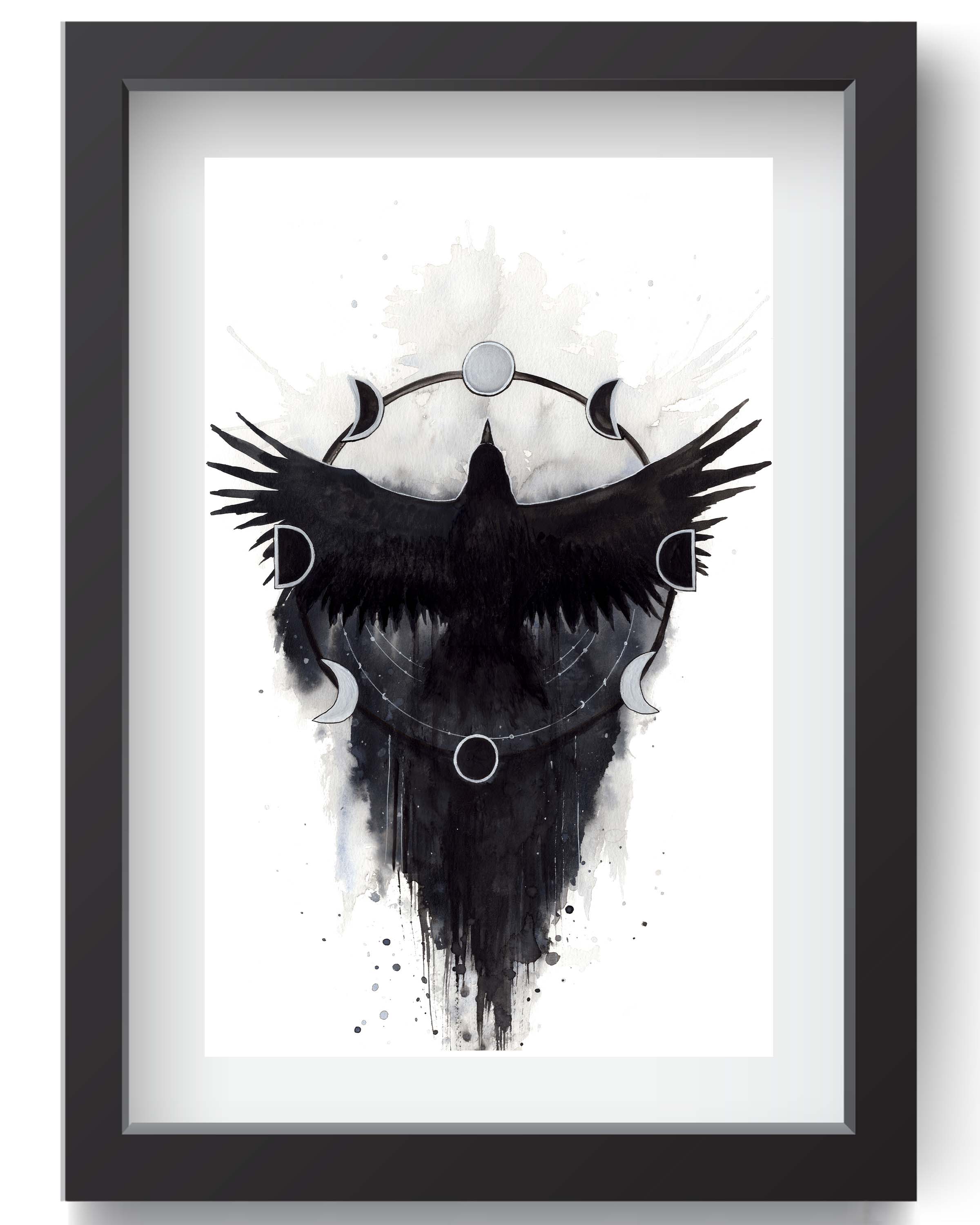 Lunar Raven Print