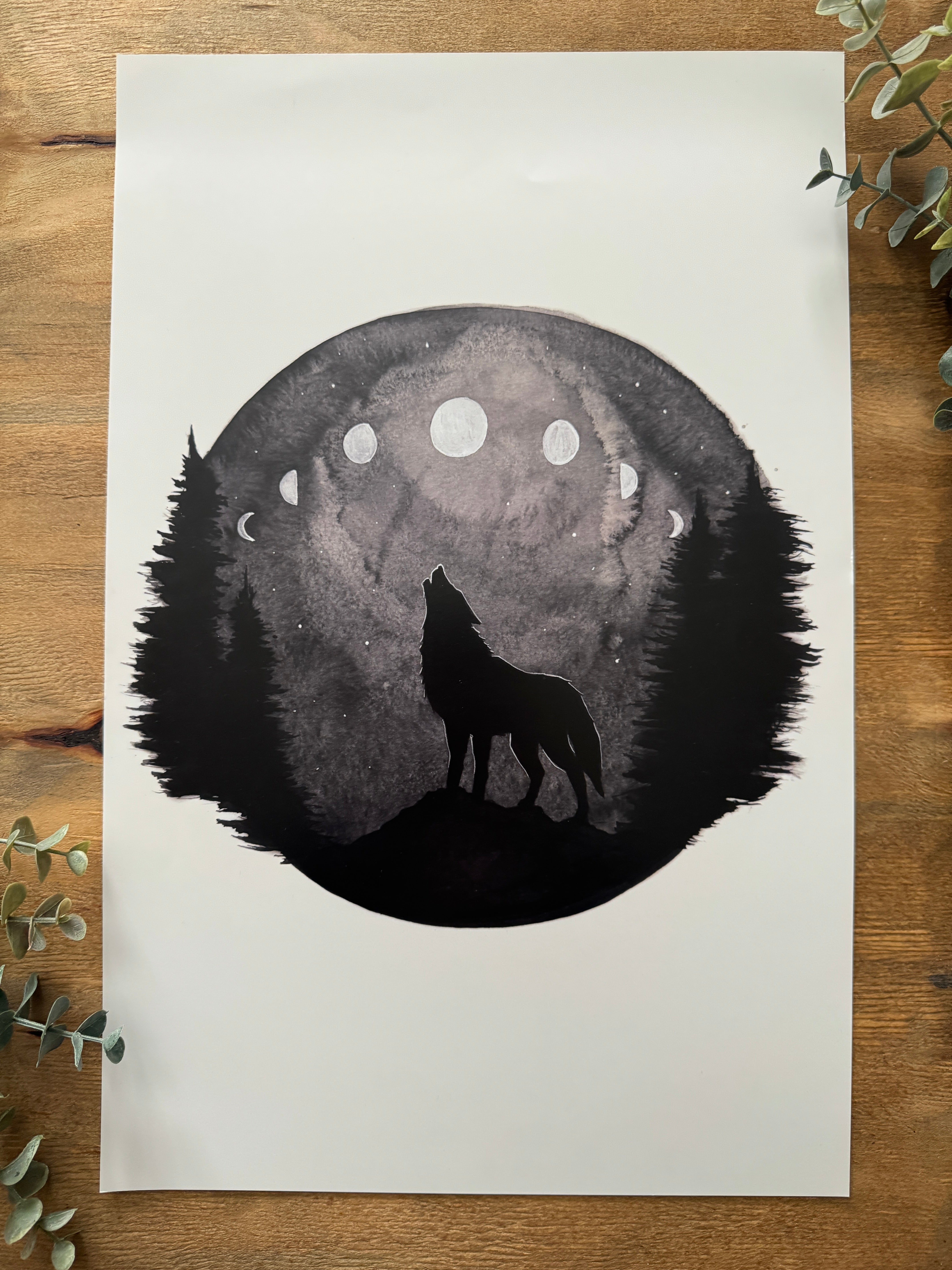 Wolf 11x17 Print