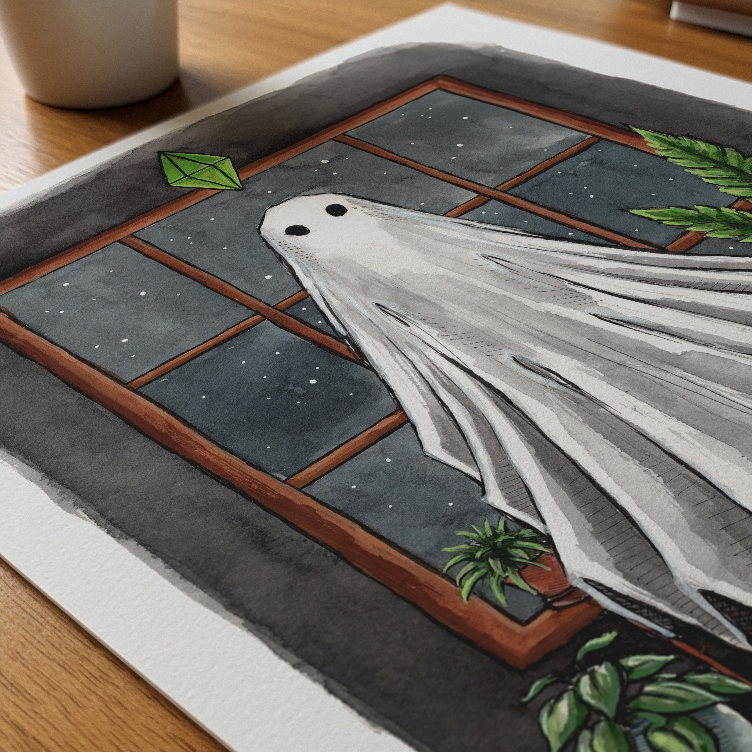 Sim Ghostie Print