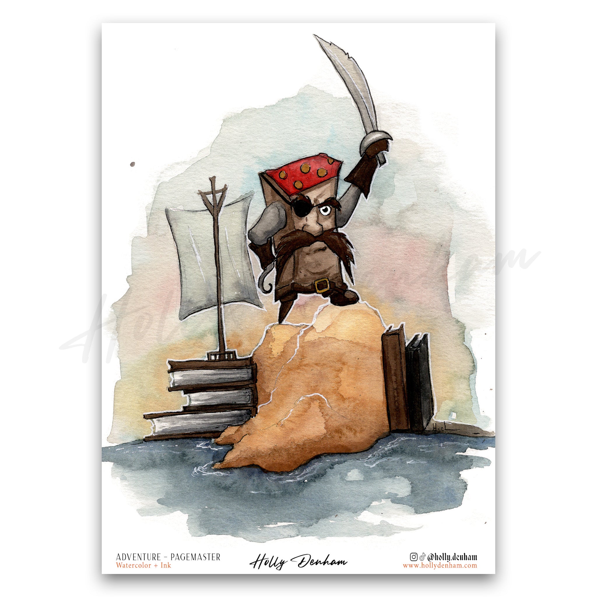 "Adventure Pagemaster" Print