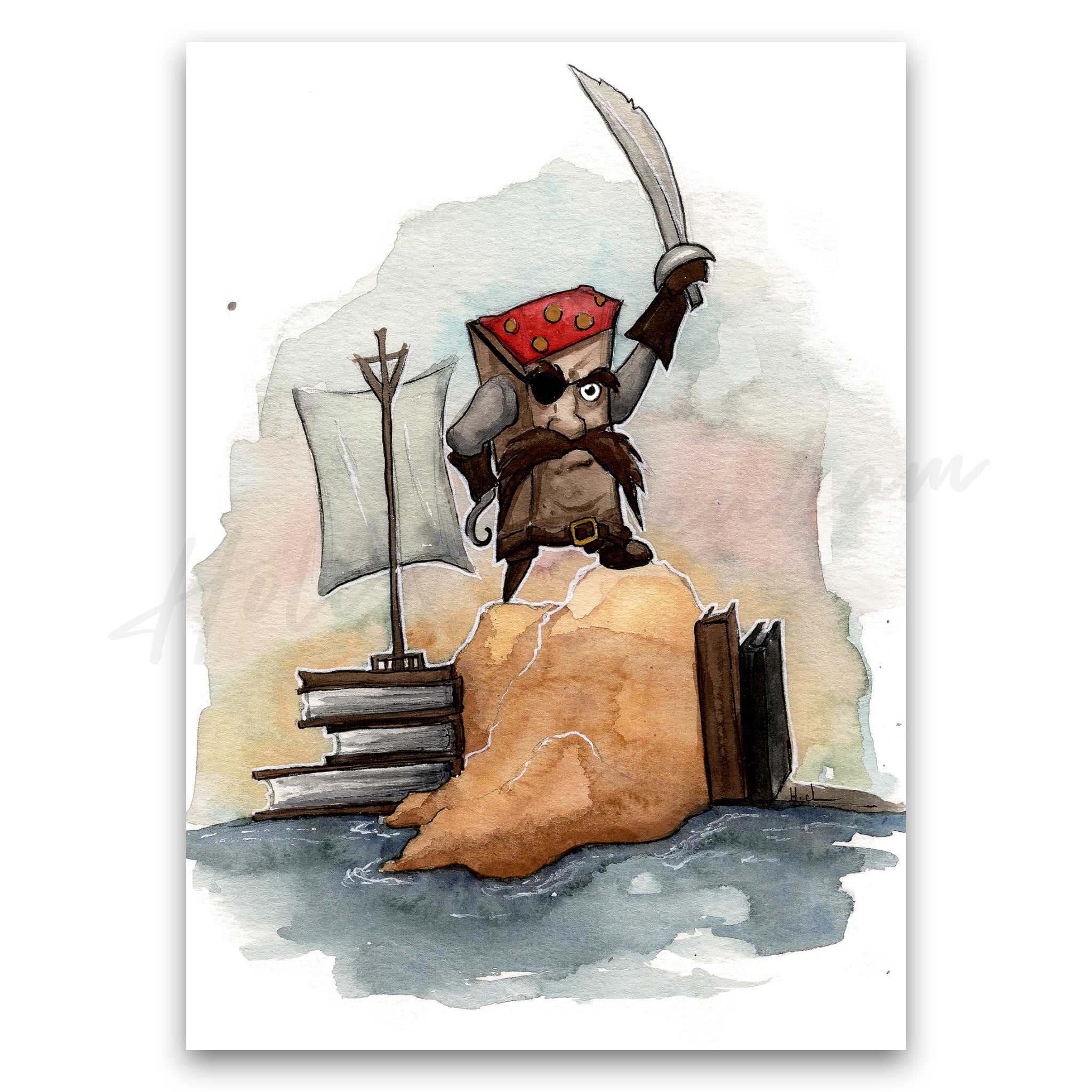 "Adventure Pagemaster" Print