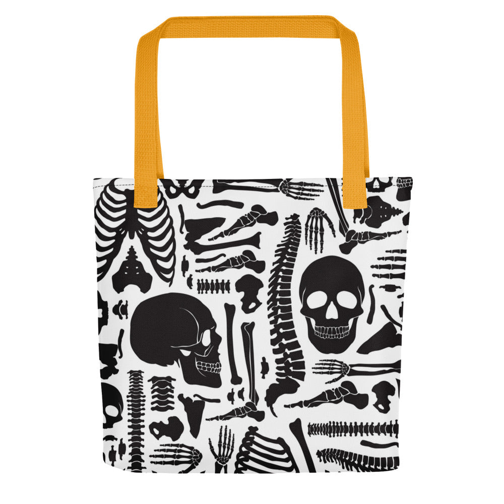 Bones Pattern Tote Bag