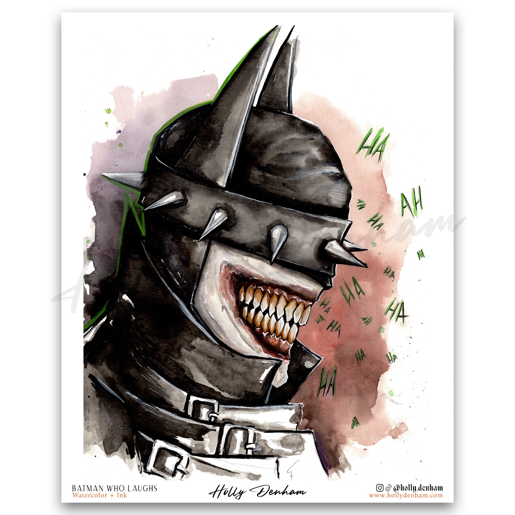 "Batman Who Laughs" Print