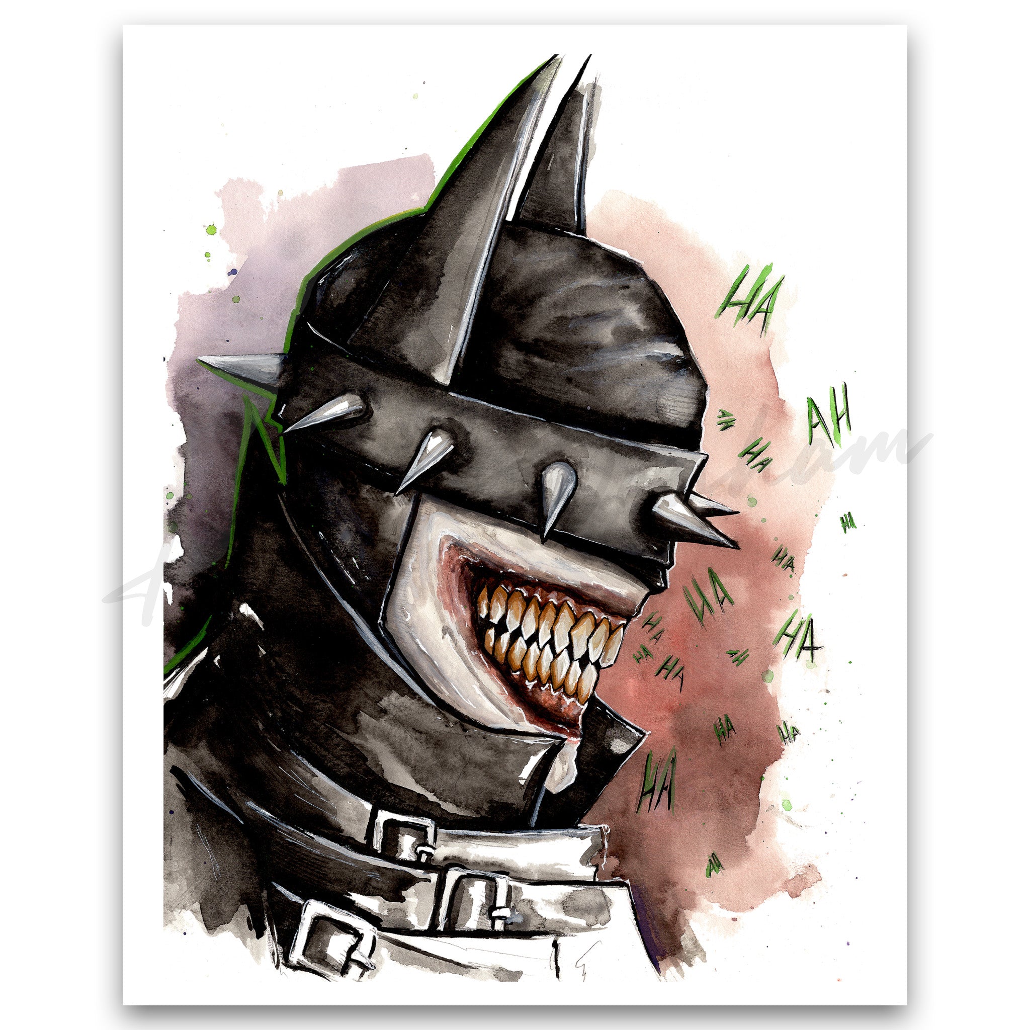 "Batman Who Laughs" Print