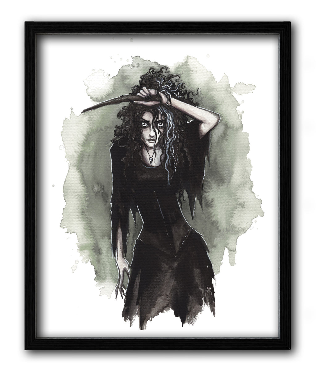 bellatrix-watercolor-black-frame