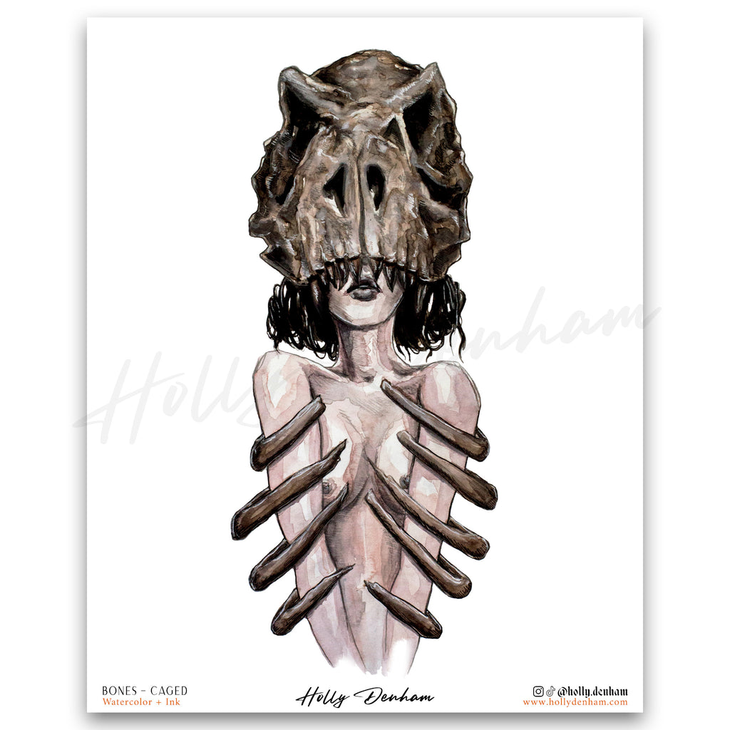 "Bones - Caged" Print