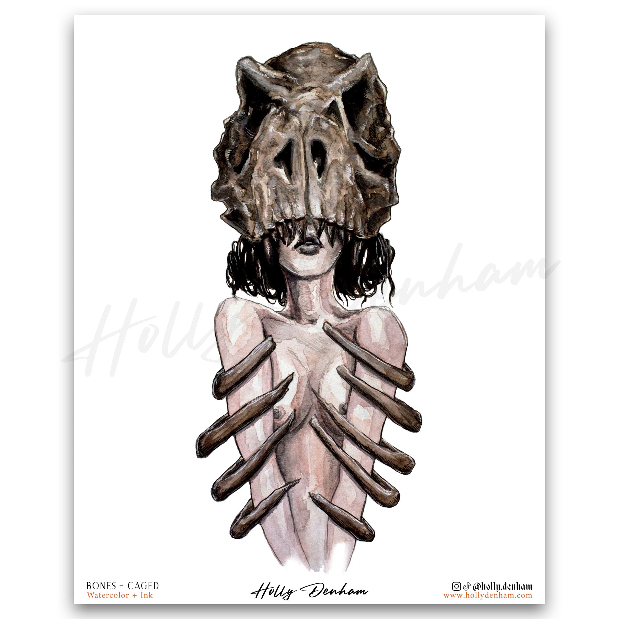 "Bones - Caged" Print