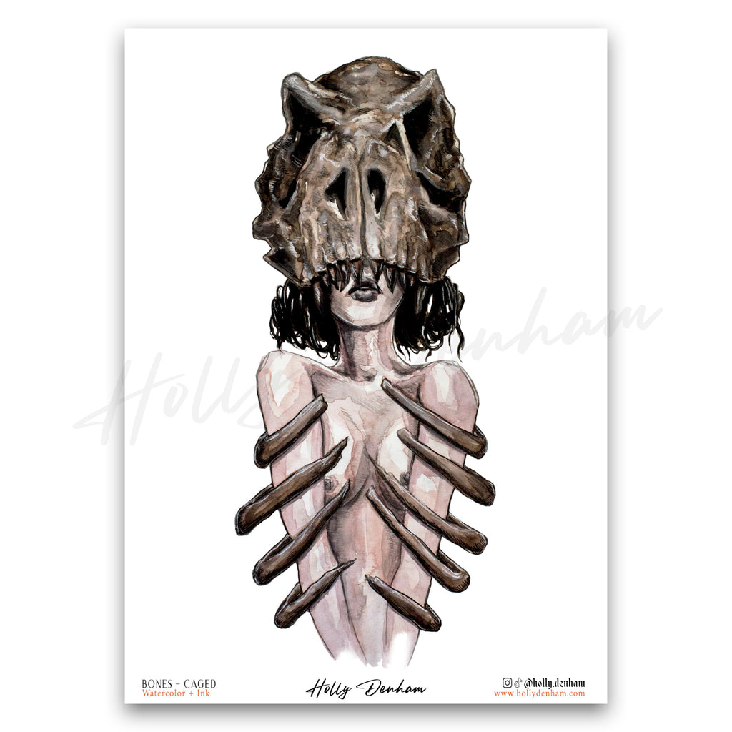 "Bones - Caged" Print