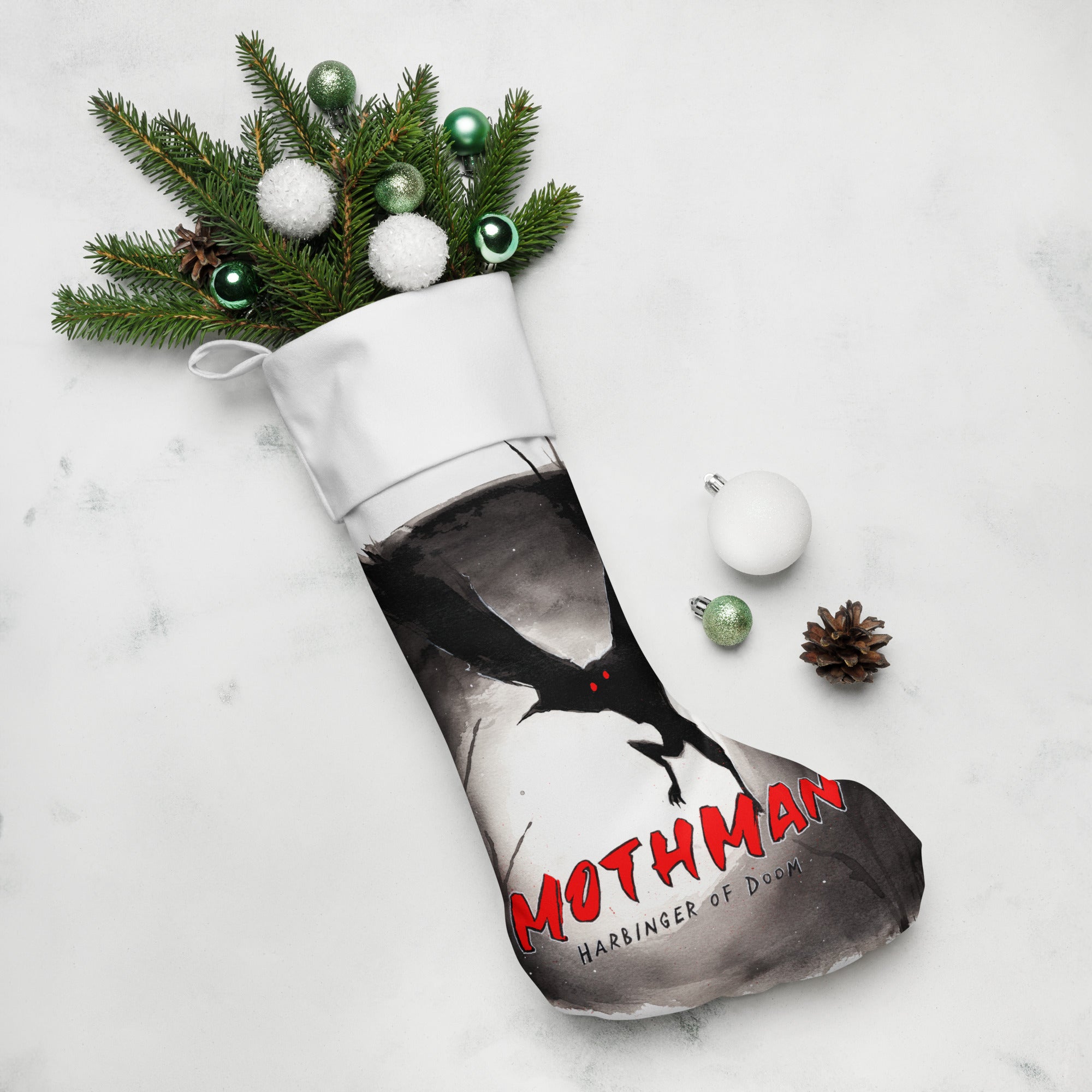 Mothman Christmas Stocking