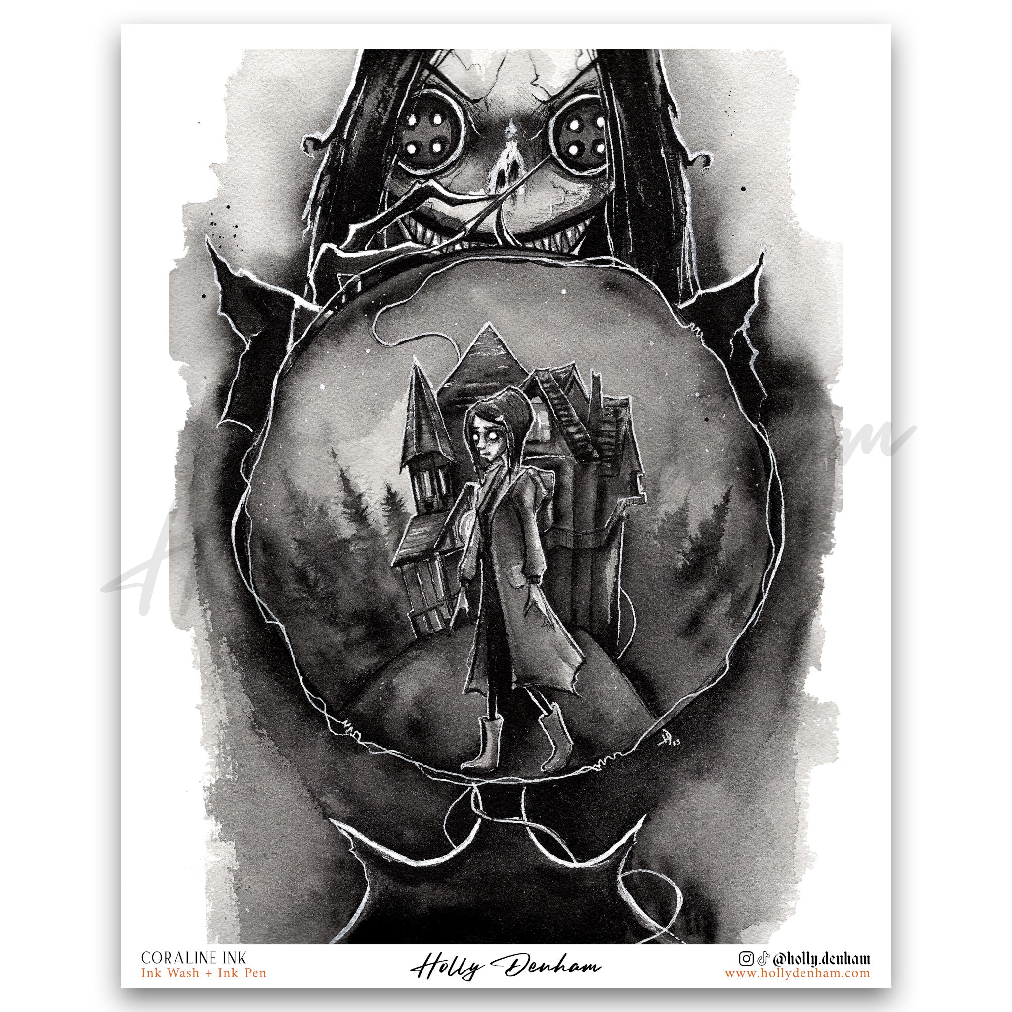 "Coraline Other Mother" Print