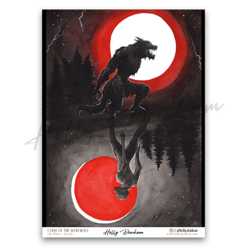"Curse of the Werewolf" Print